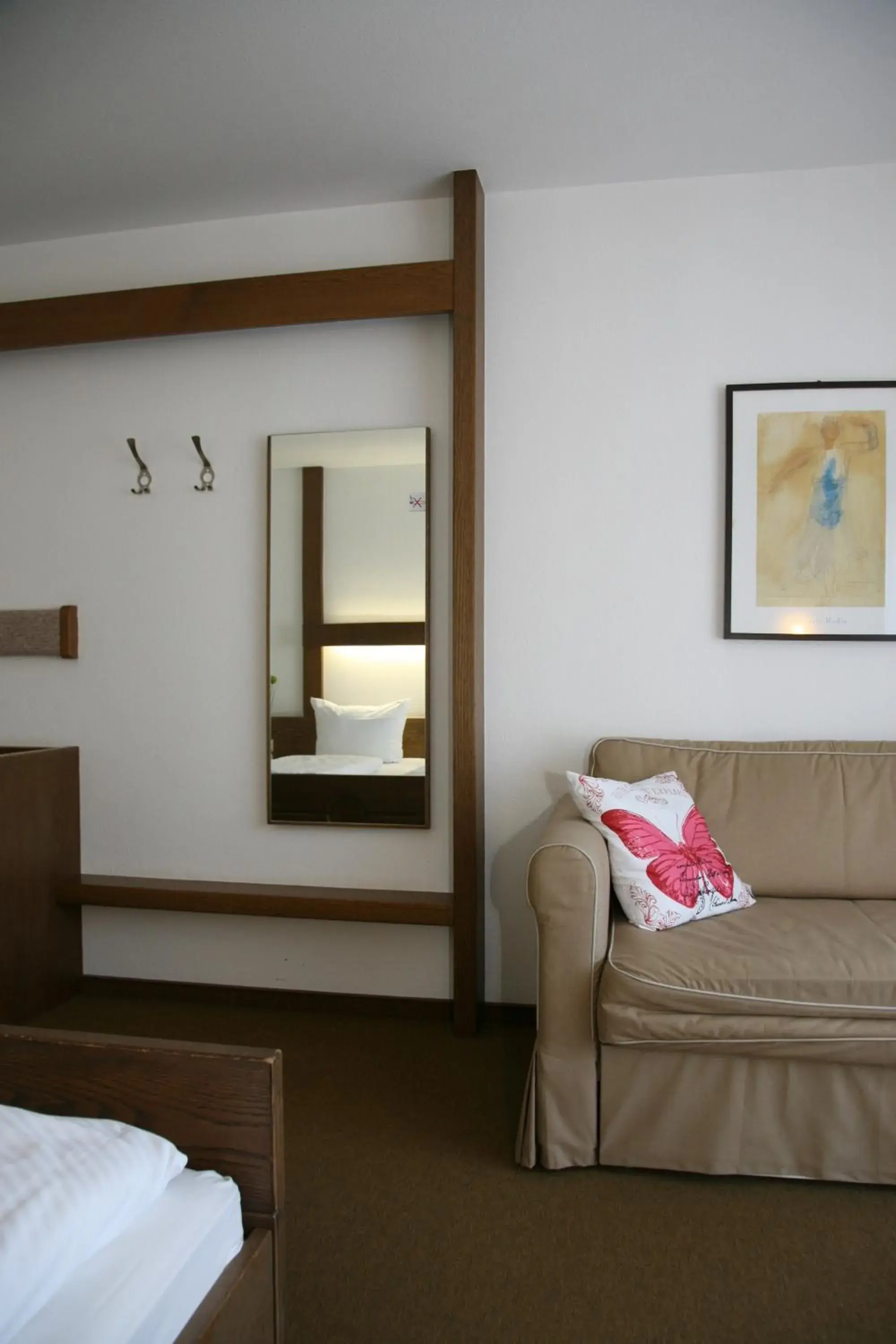 Bed in Hotel Pflug Bed in Hotel Pflug