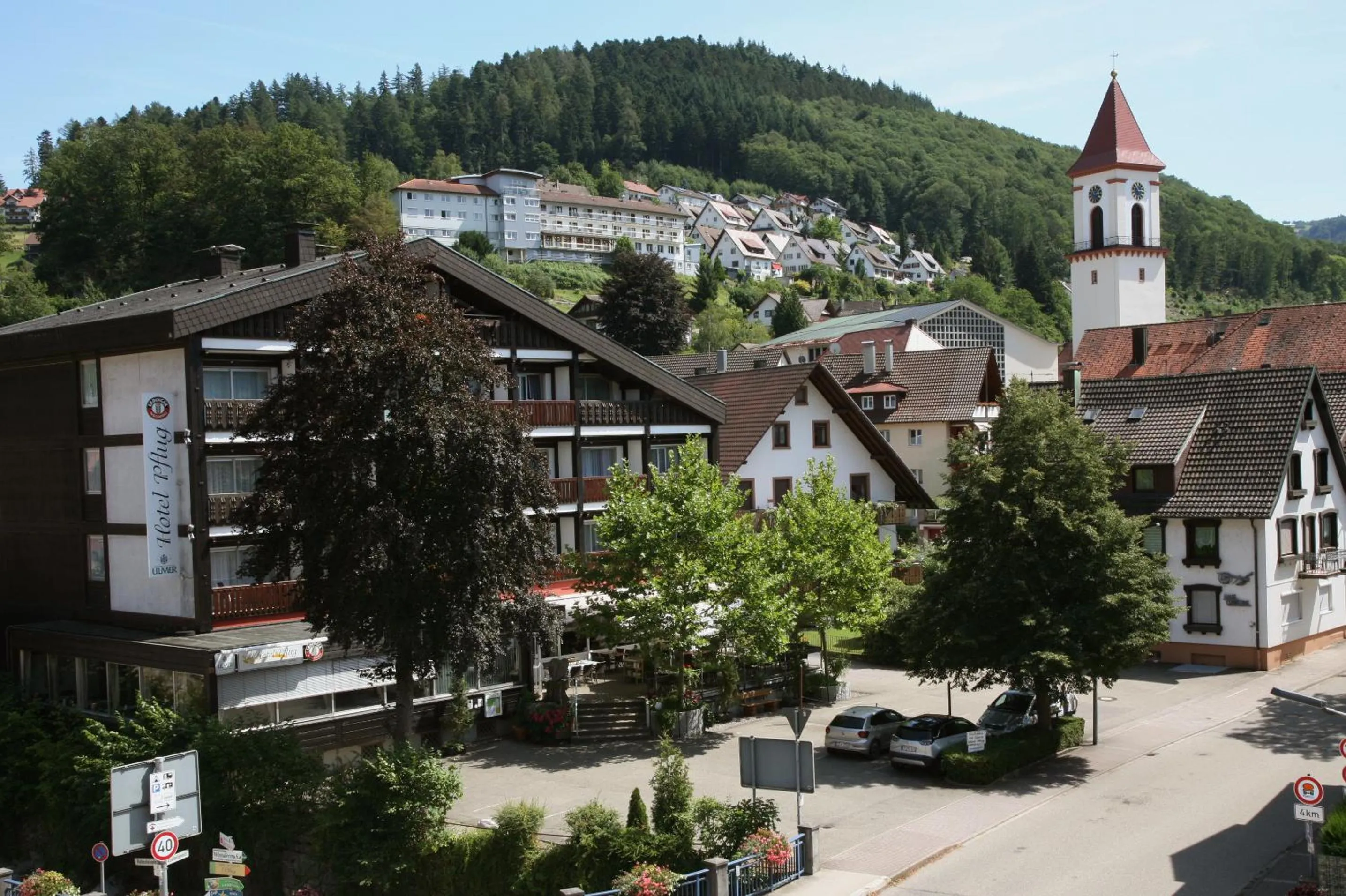 On site in Hotel Pflug