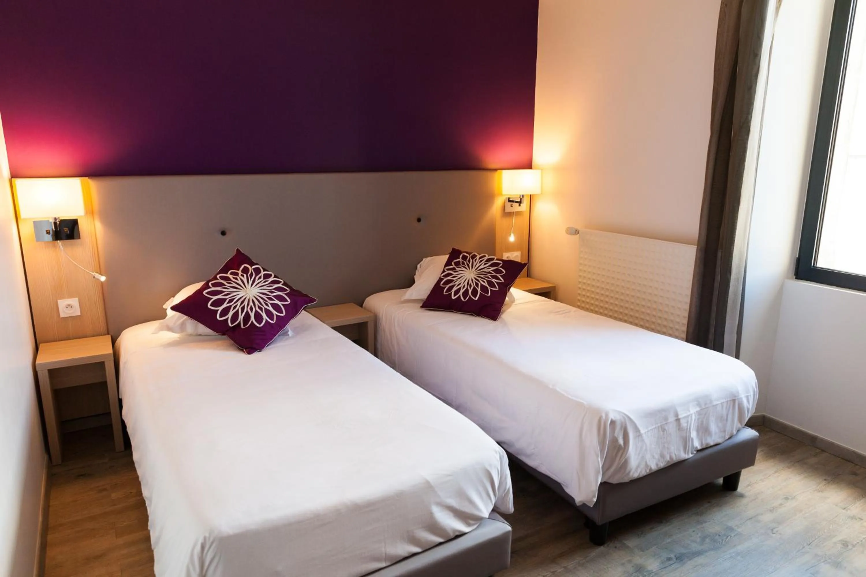 Bed in Hotel De La Gare