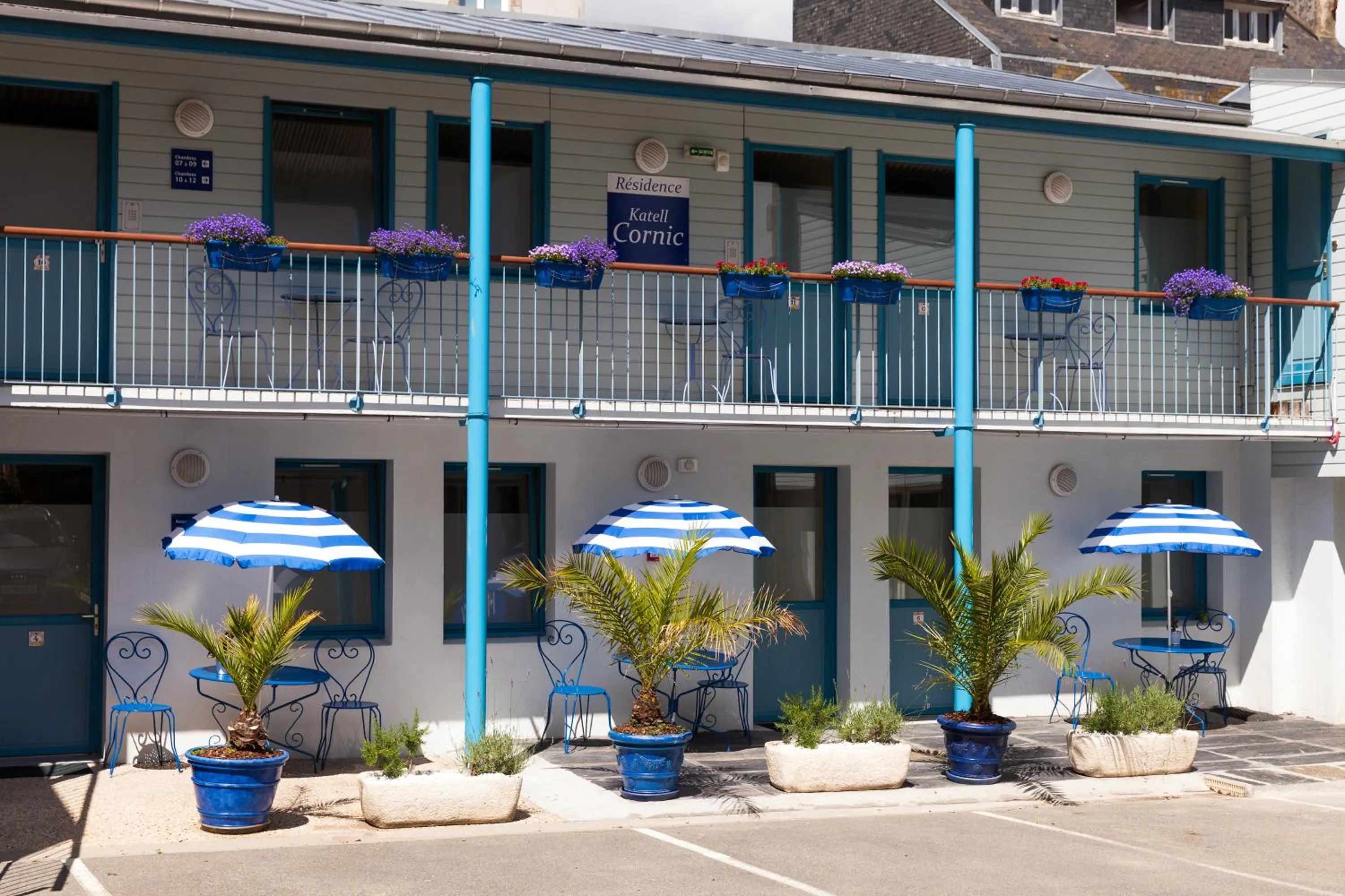 Balcony/Terrace in Hotel De La Gare