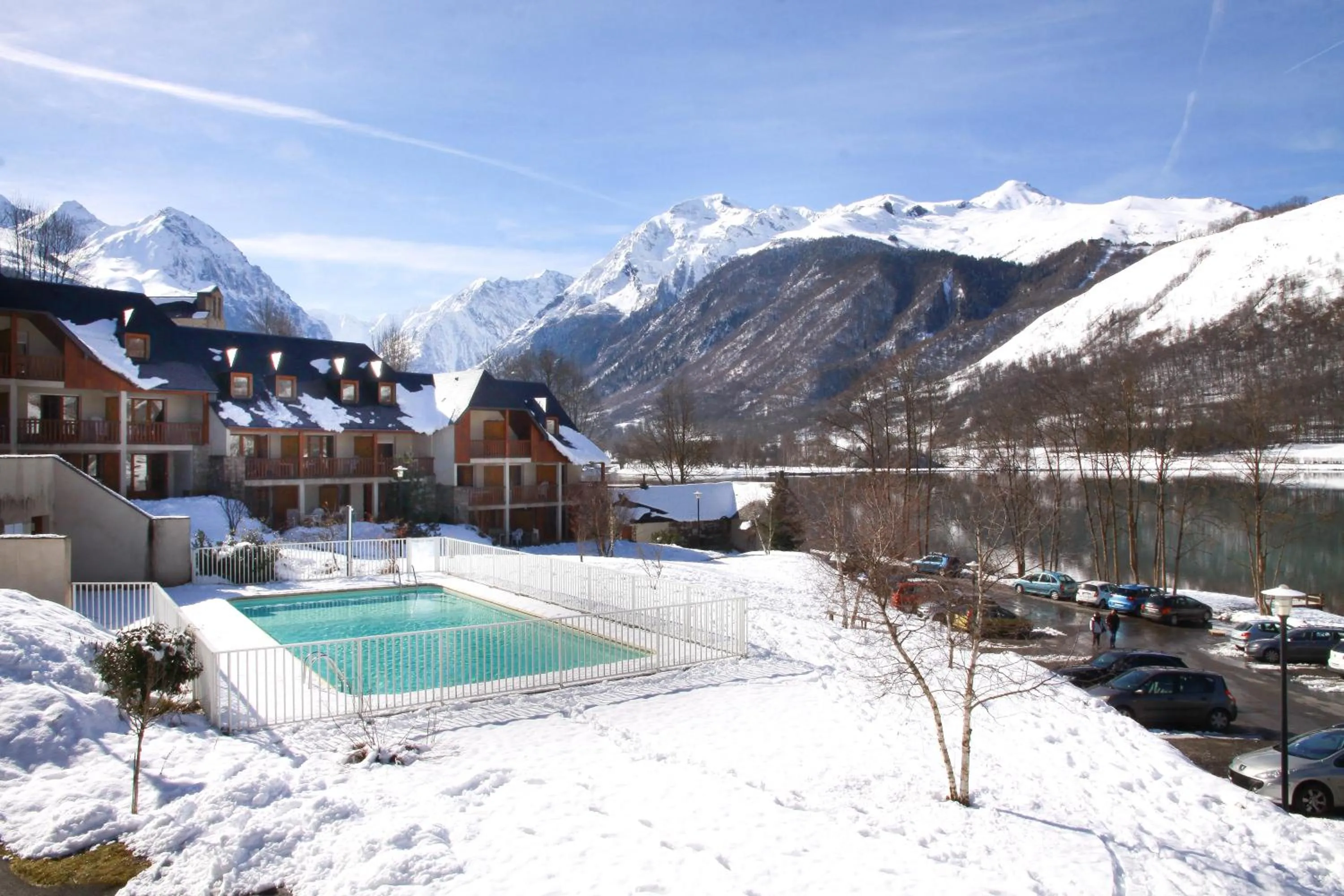 Lake view in Résidence Néméa La Soulane