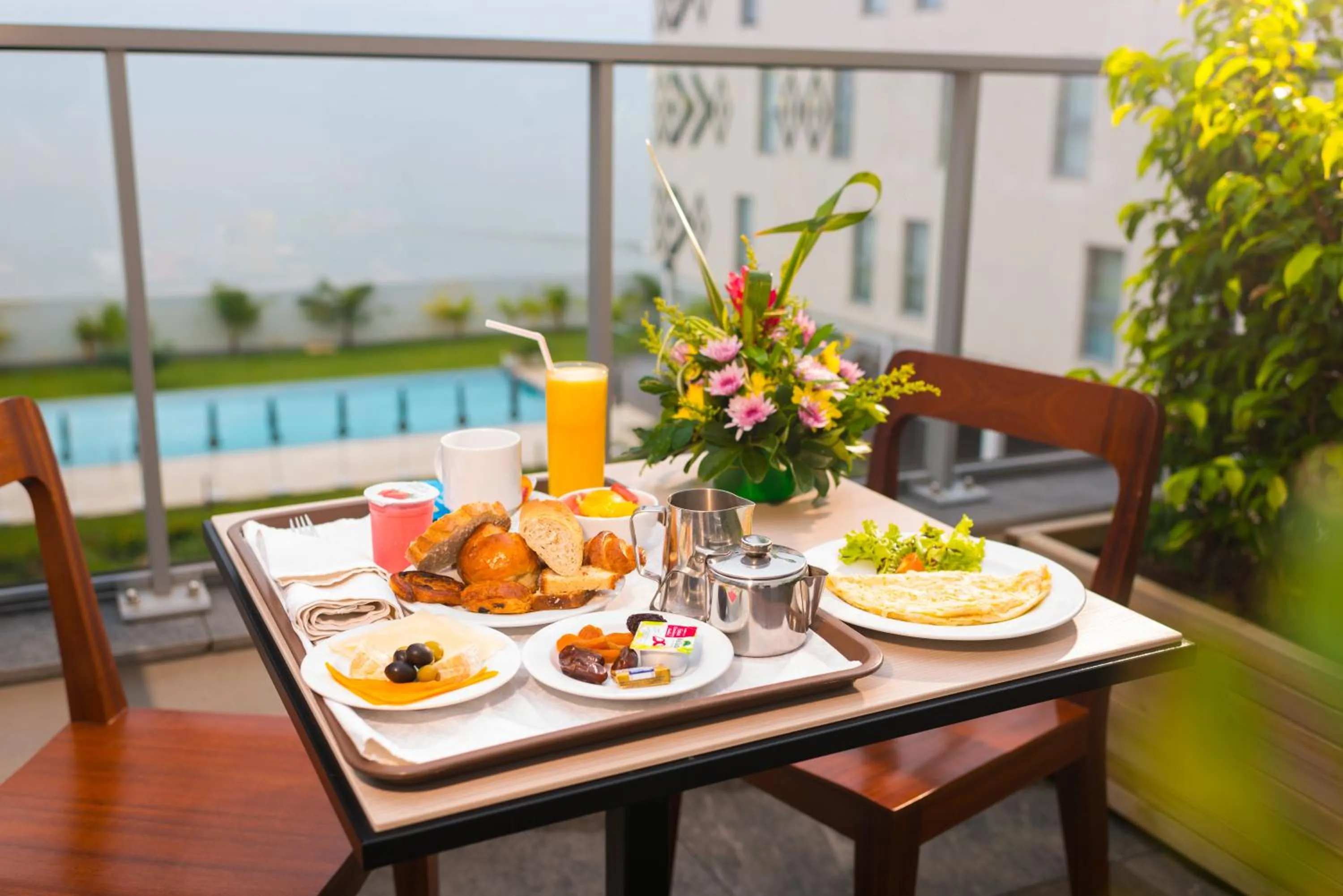 Balcony/Terrace in ONOMO Hotel Conakry