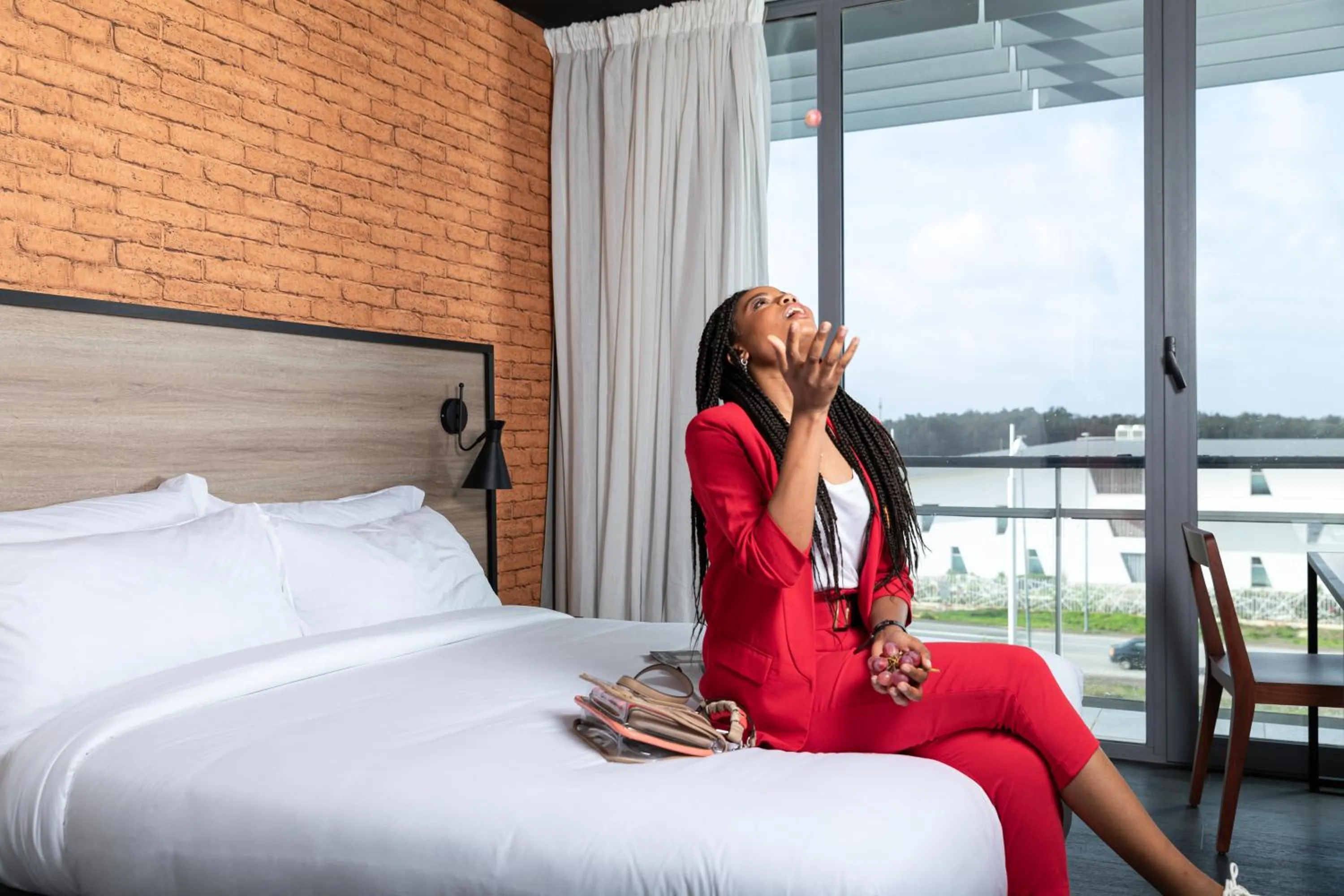 Bedroom in ONOMO Hotel Conakry