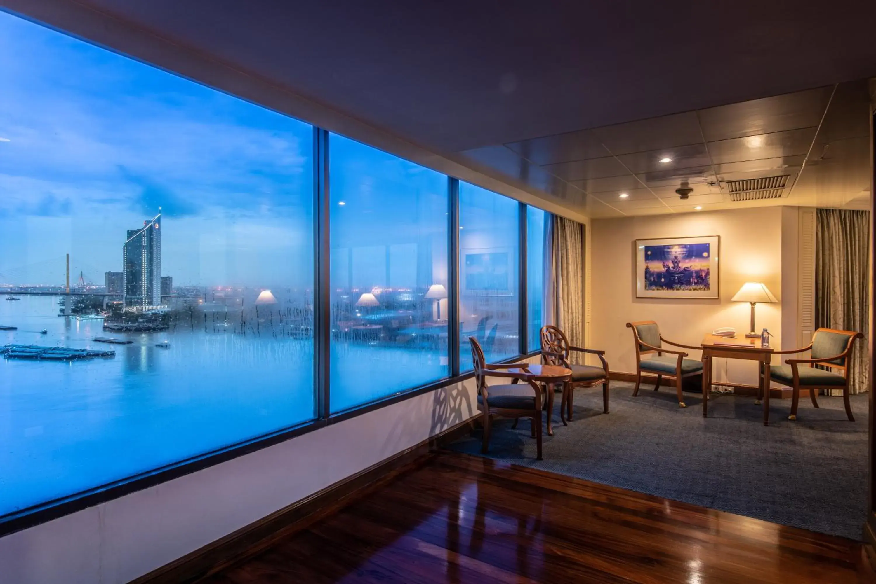 River view in Montien Riverside Hotel Bangkok River view in Montien Riverside Hotel Bangkok