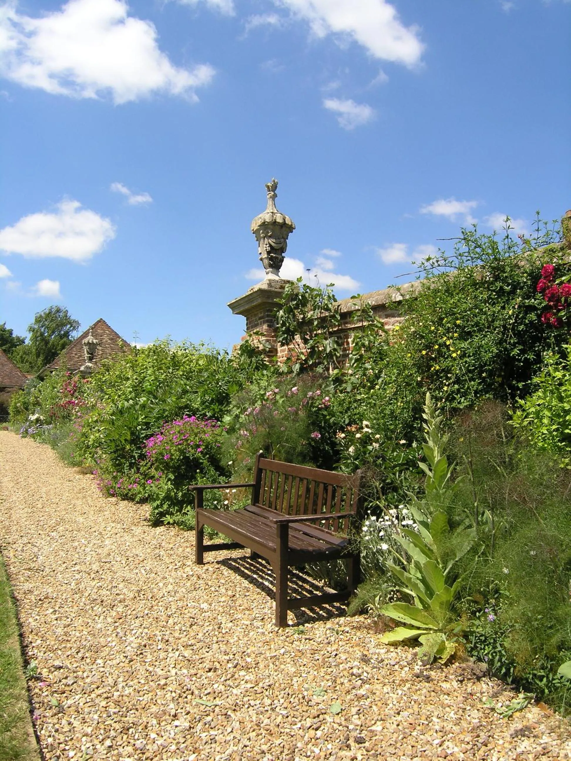 Garden in Madingley Hall