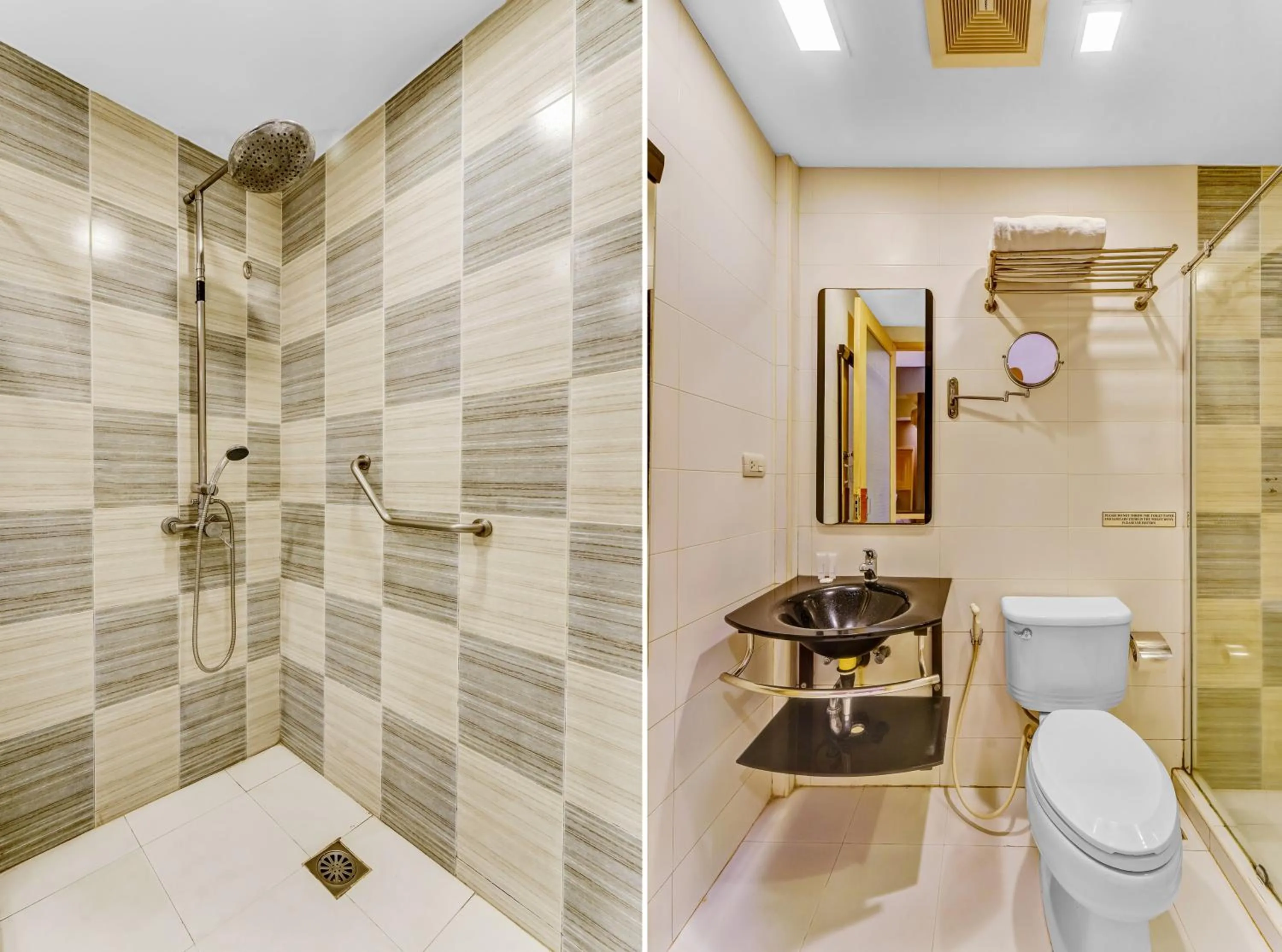 Shower in UPAR Hotels Sukhumvit 11 Nana