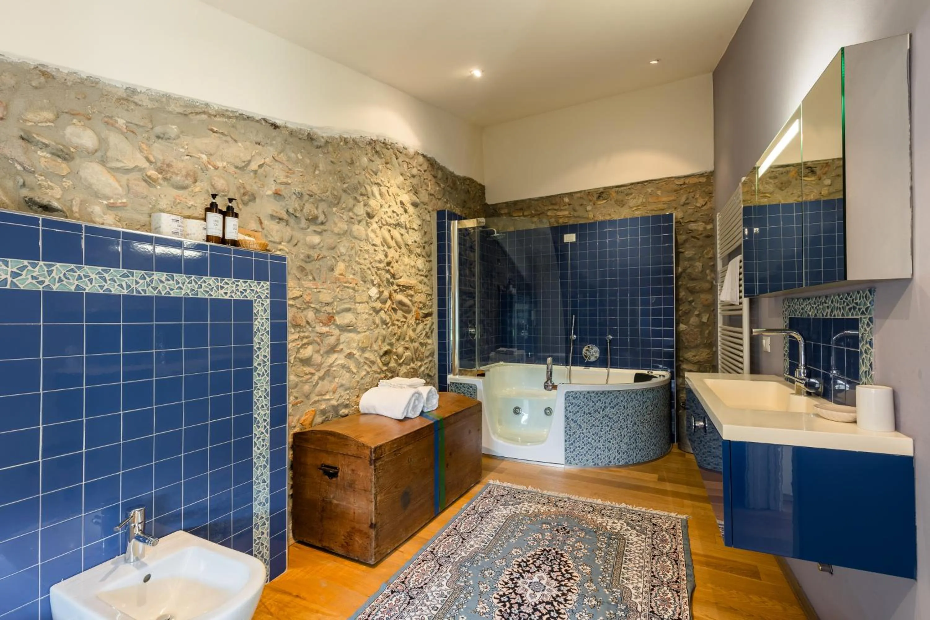 Shower in B&B Corte del Mincio