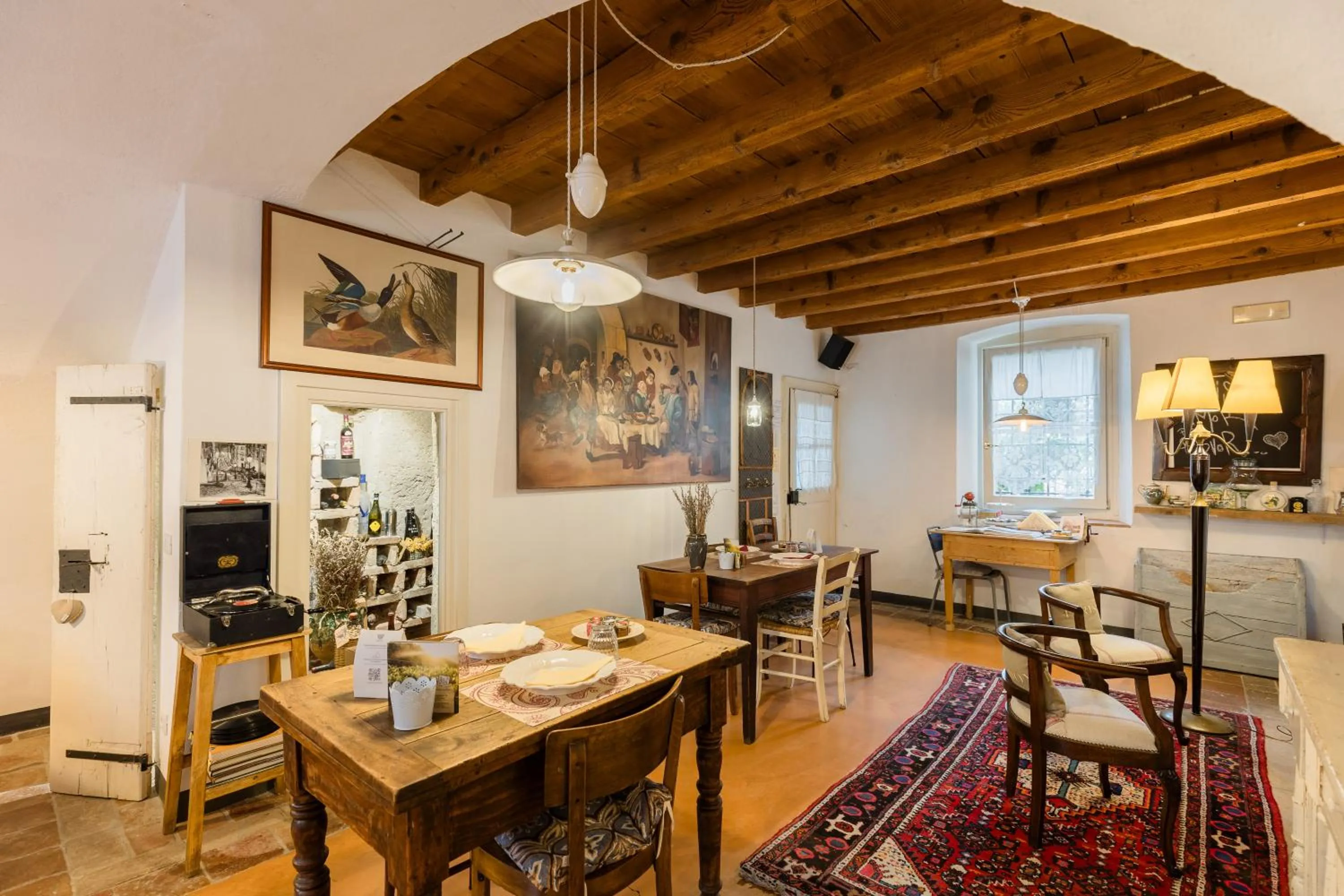 Living room in B&B Corte del Mincio