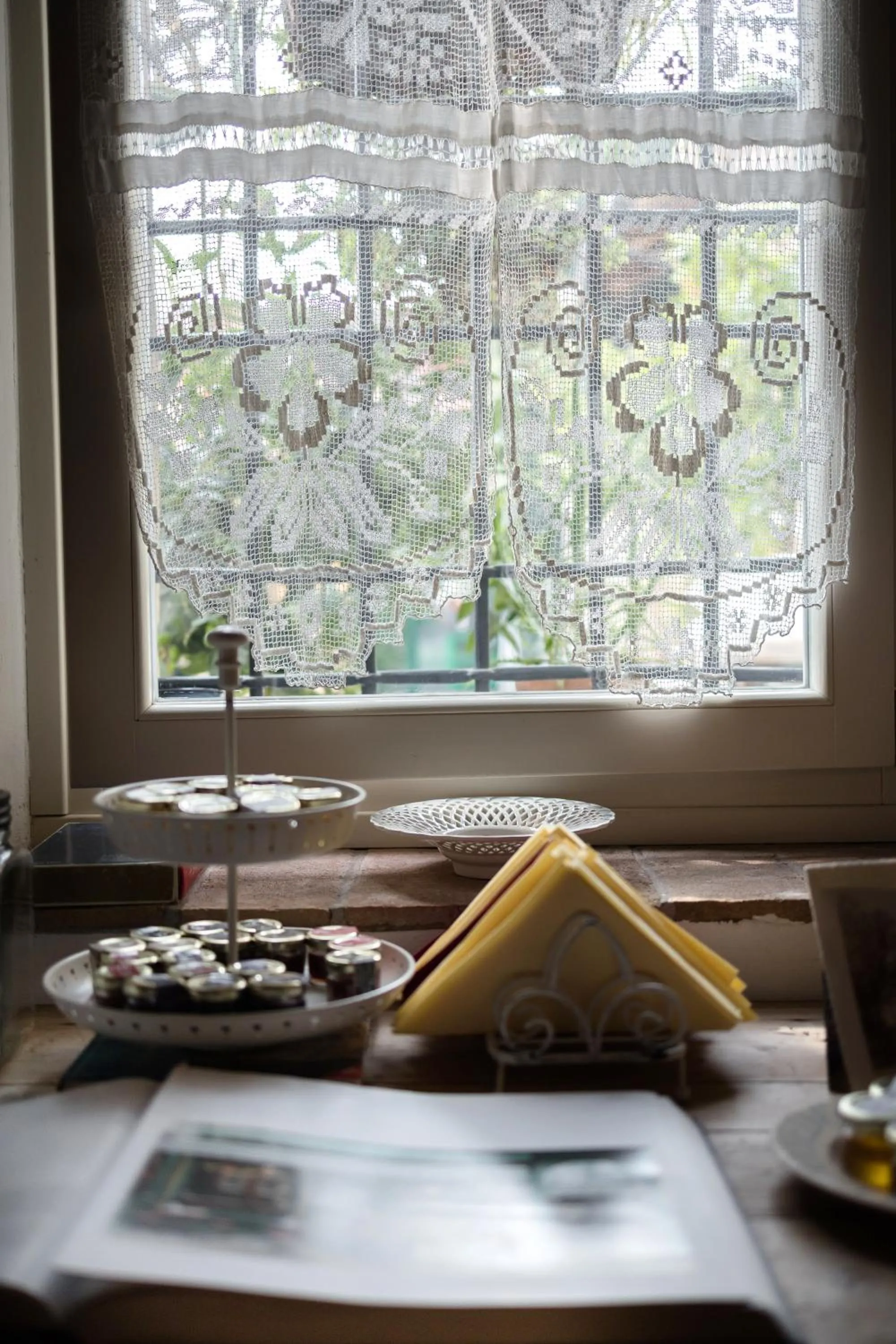 Dining area in B&B Corte del Mincio