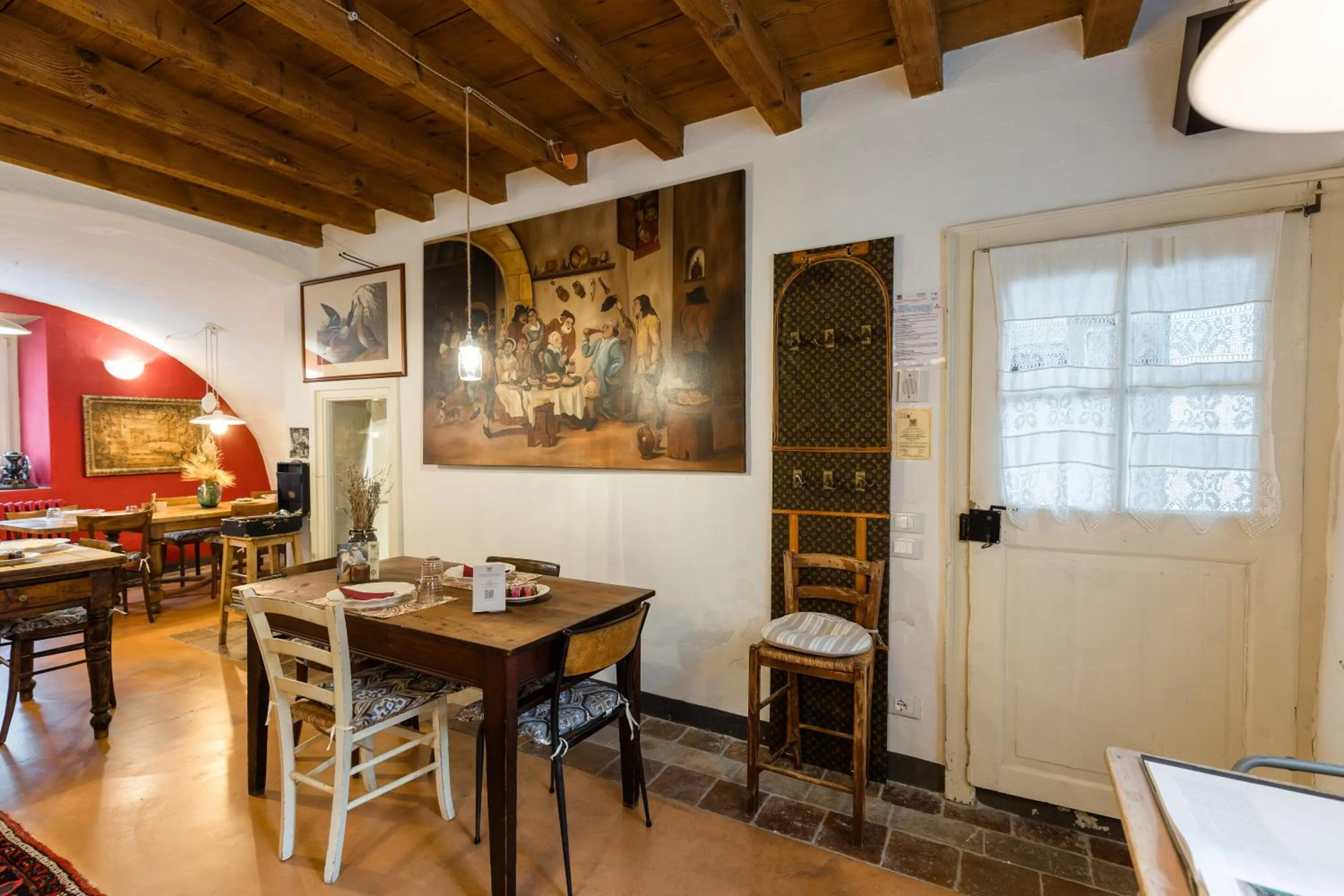 Dining area in B&B Corte del Mincio