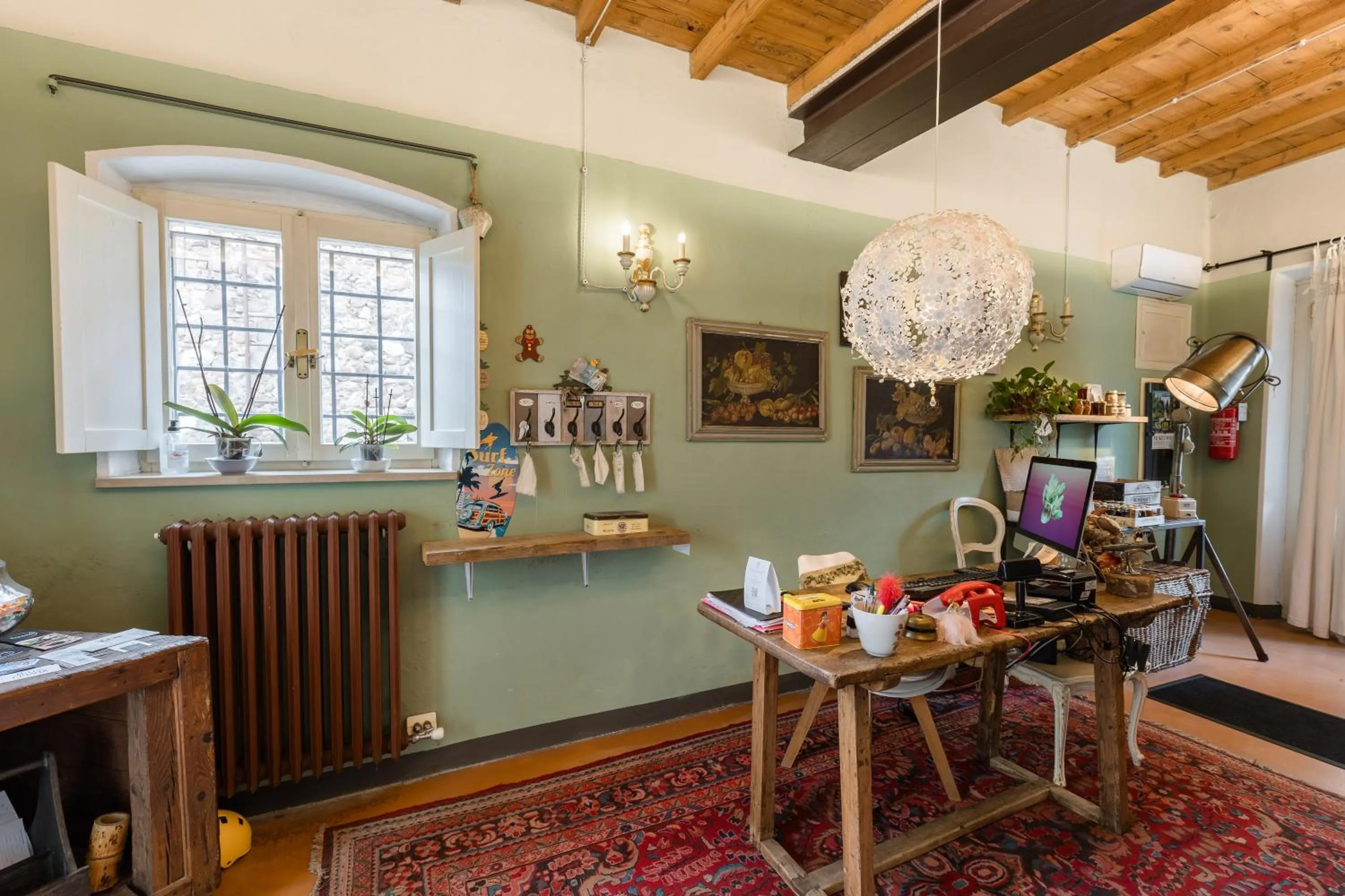 Lobby or reception in B&B Corte del Mincio