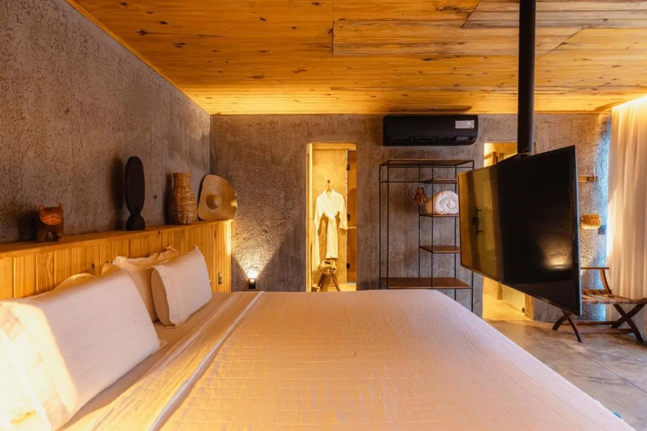 Bed in Pedras Do Patacho Hotel Boutique Experience