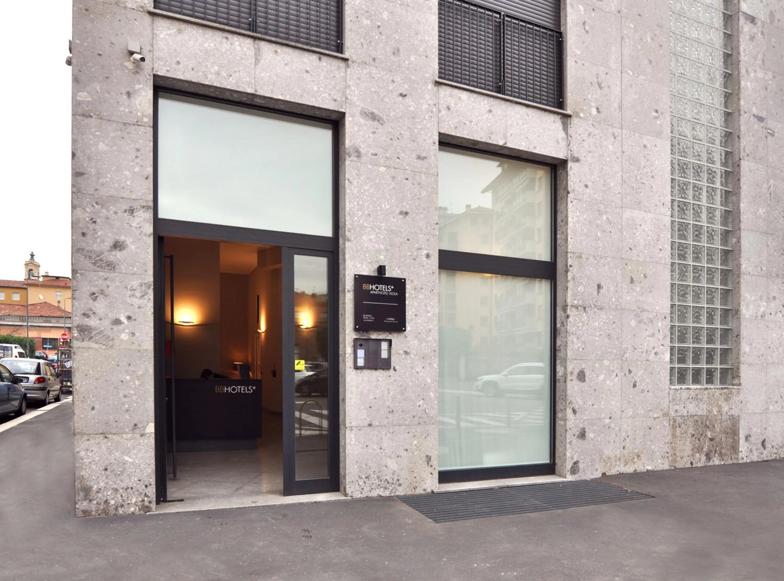 Lobby or reception in BB Hotels Aparthotel Isola