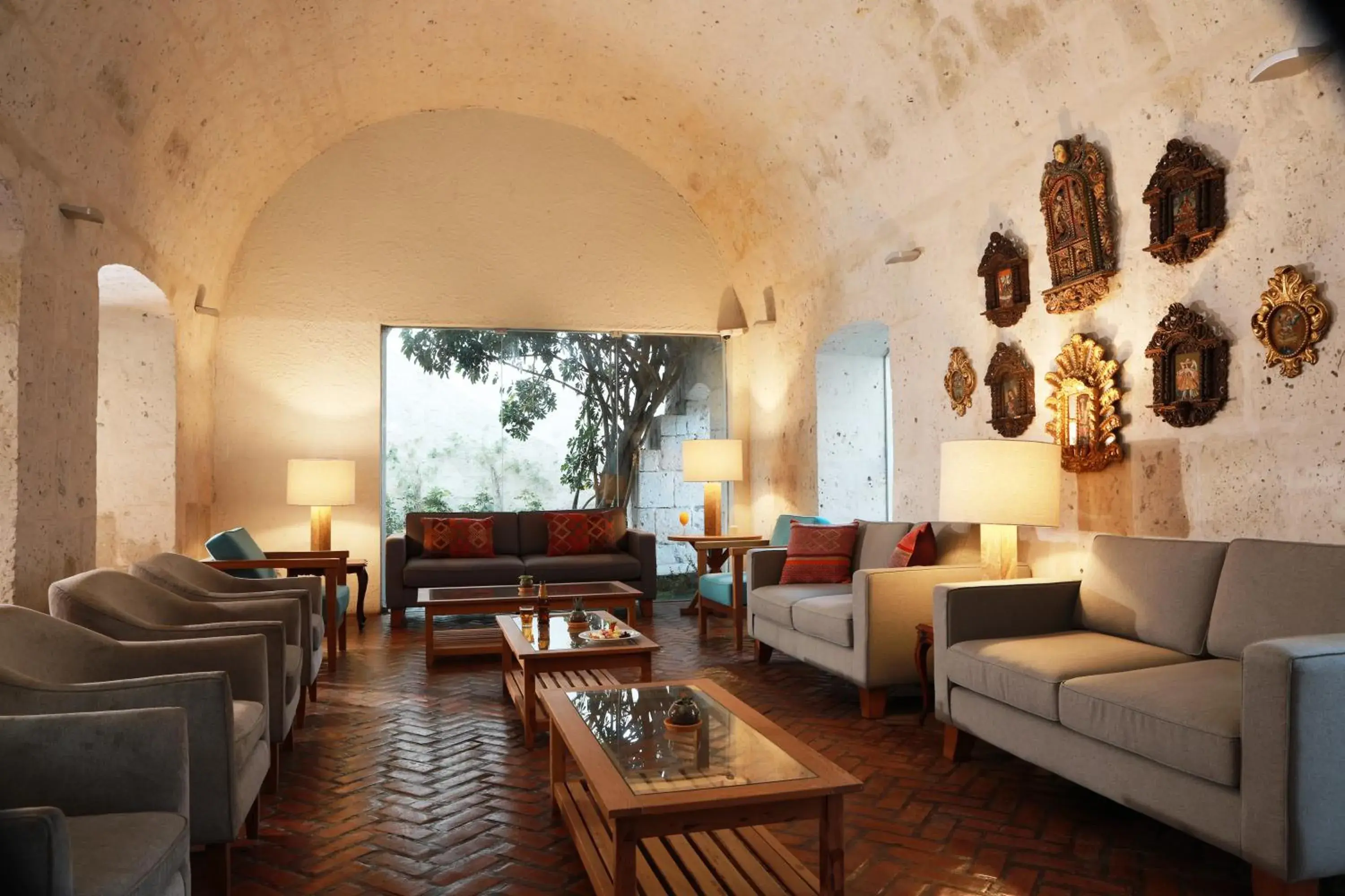 Living room in San Agustin Posada del Monasterio Living room in San Agustin Posada del Monasterio