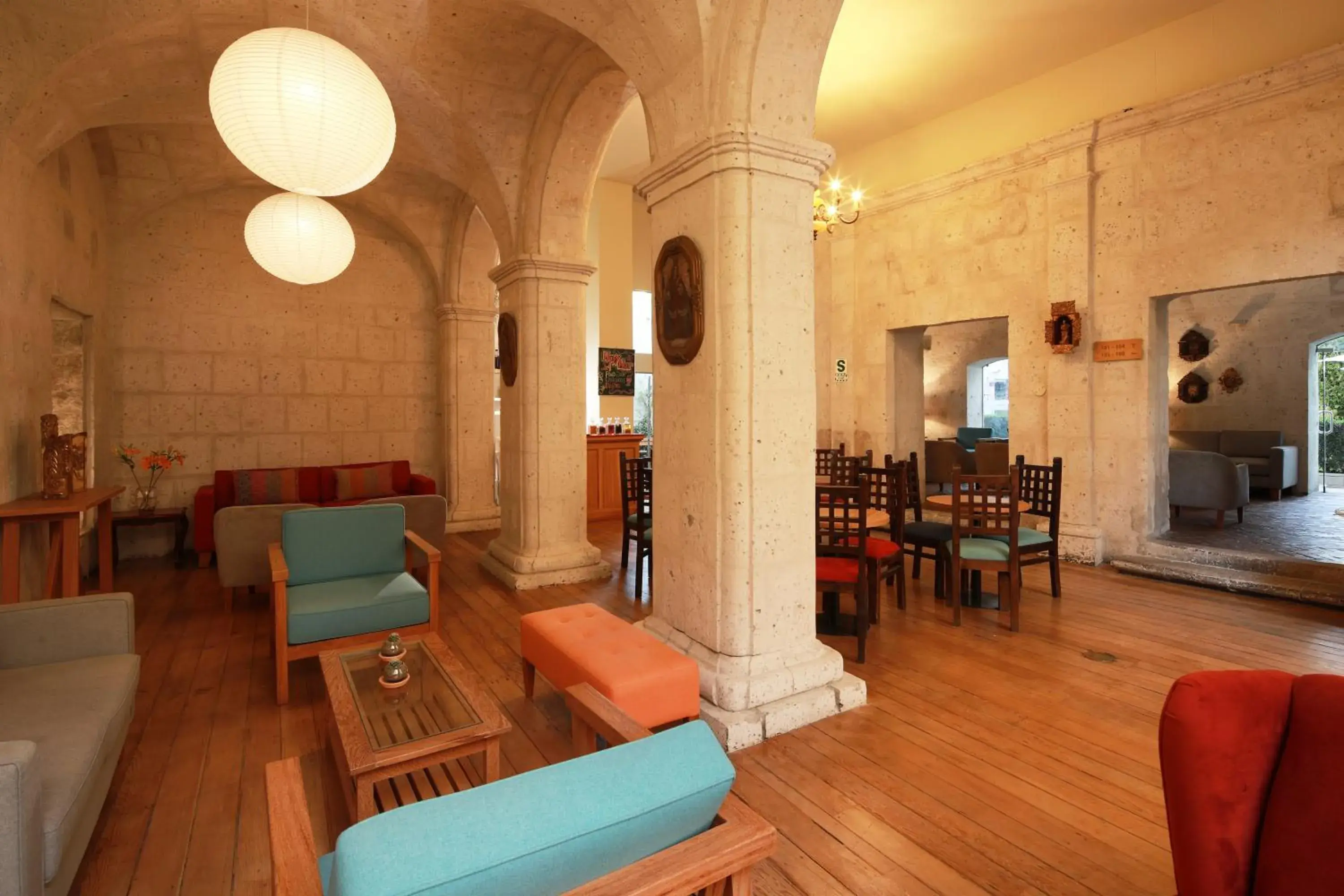 Living room in San Agustin Posada del Monasterio Living room in San Agustin Posada del Monasterio