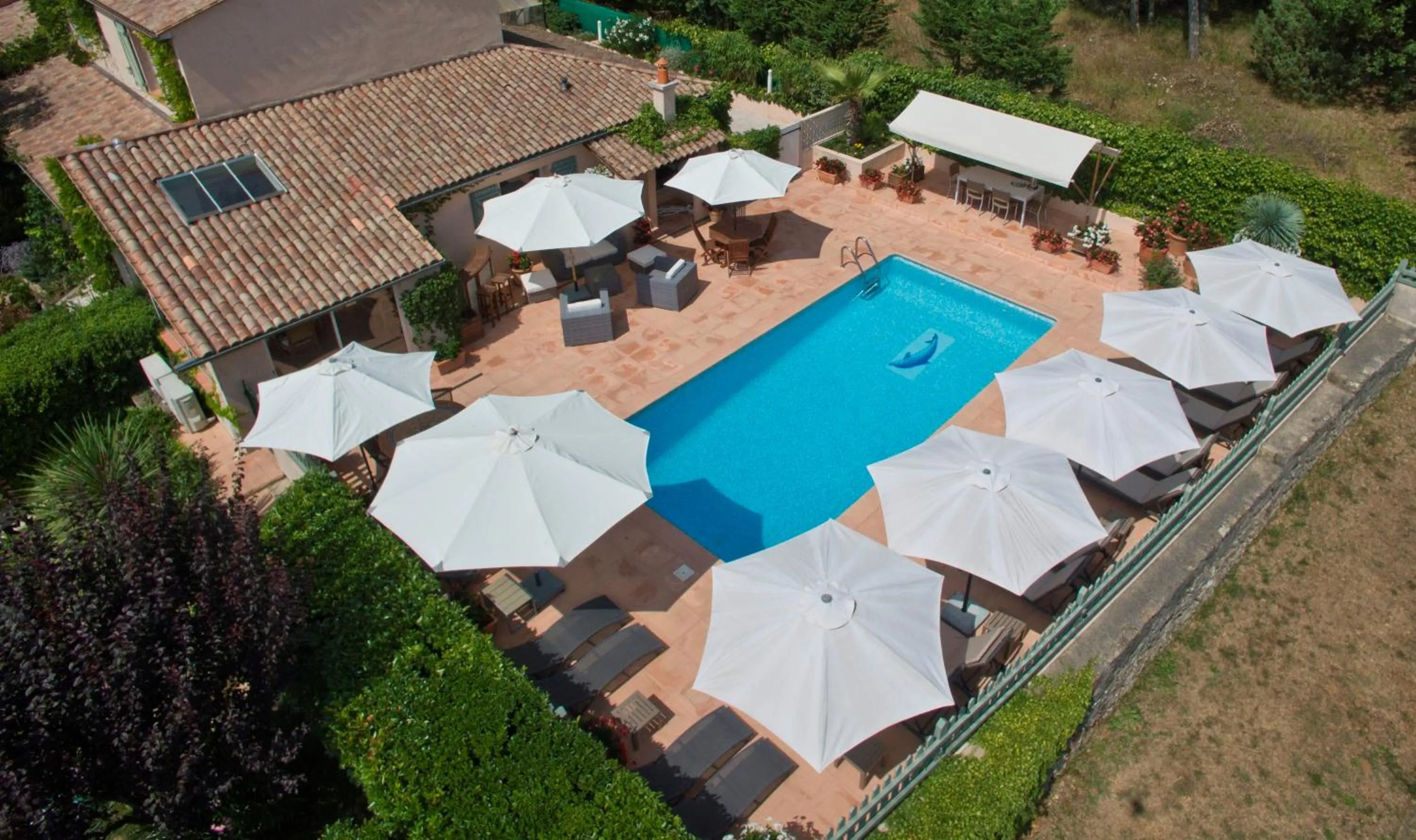 Bird's eye view in La Bégude Du Pascouren