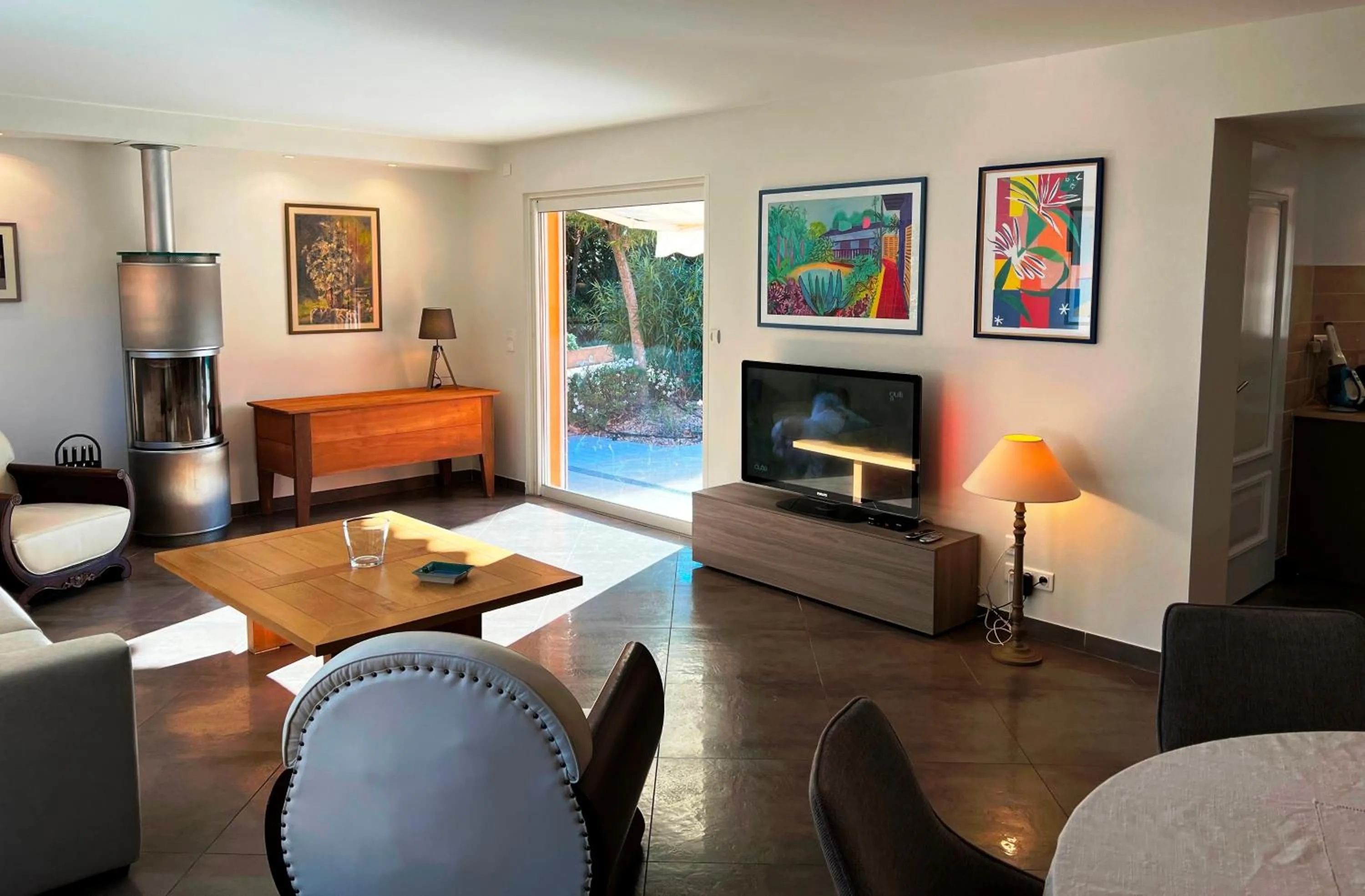 Living room in La Bégude Du Pascouren