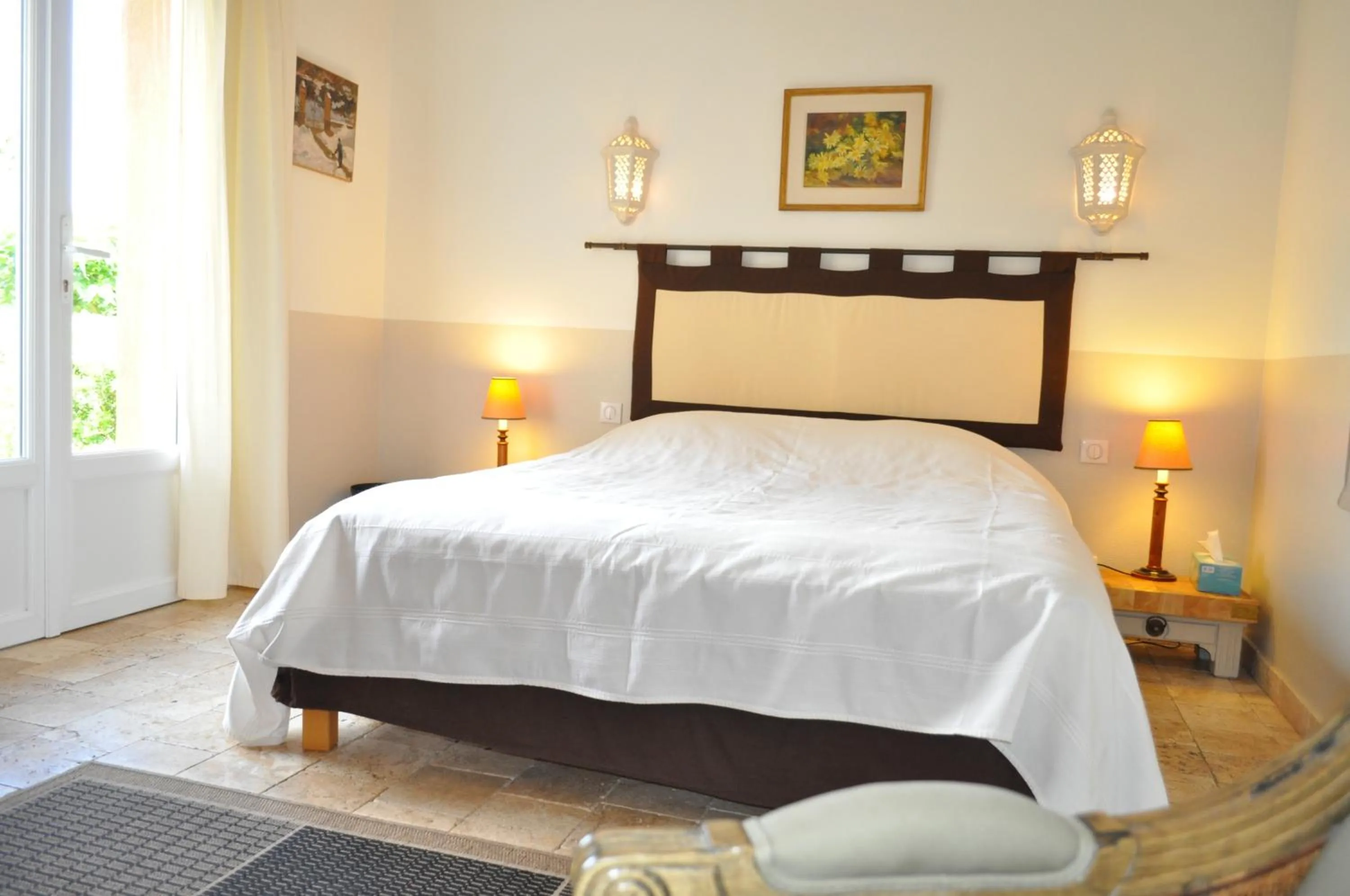 Decorative detail, Bed in La Bégude Du Pascouren