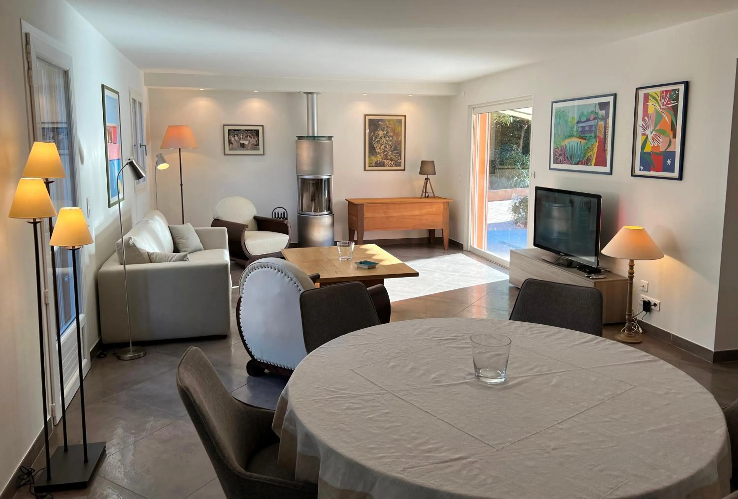 Living room in La Bégude Du Pascouren