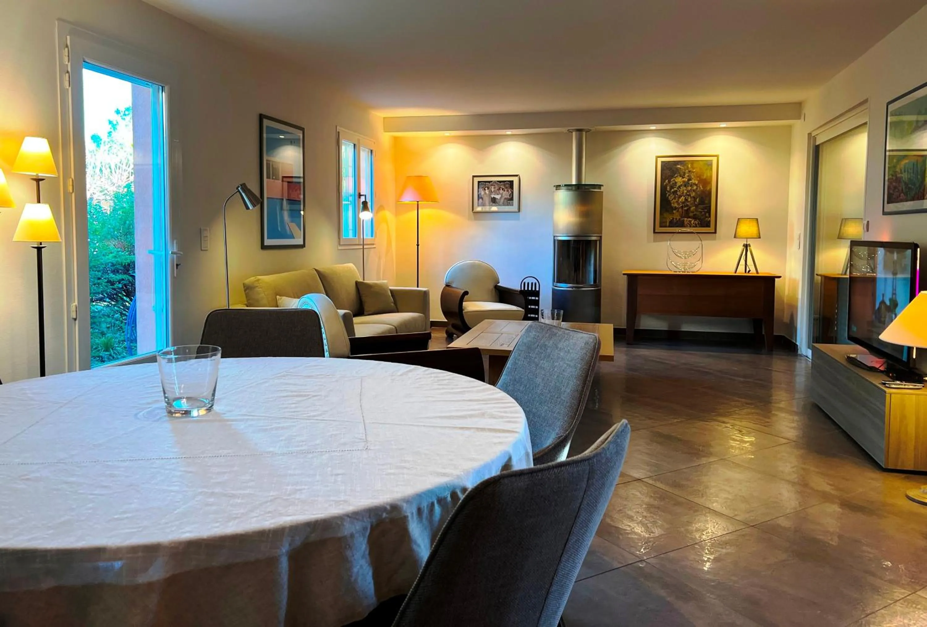 Living room in La Bégude Du Pascouren