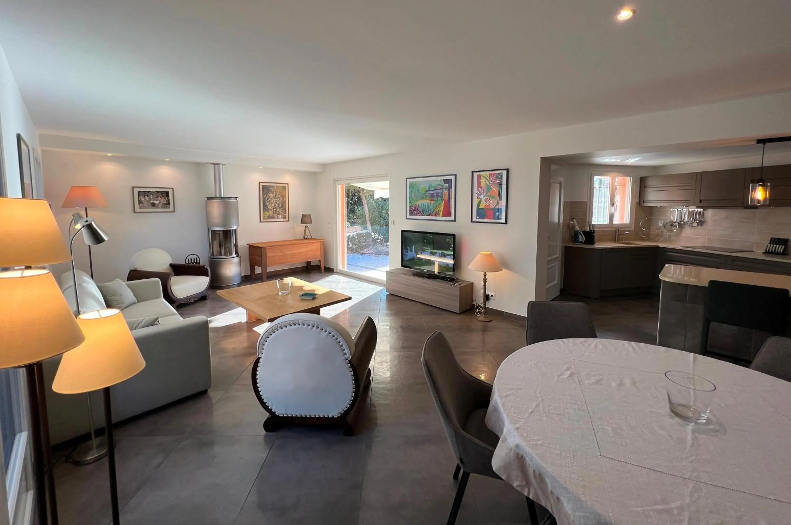 Living room in La Bégude Du Pascouren