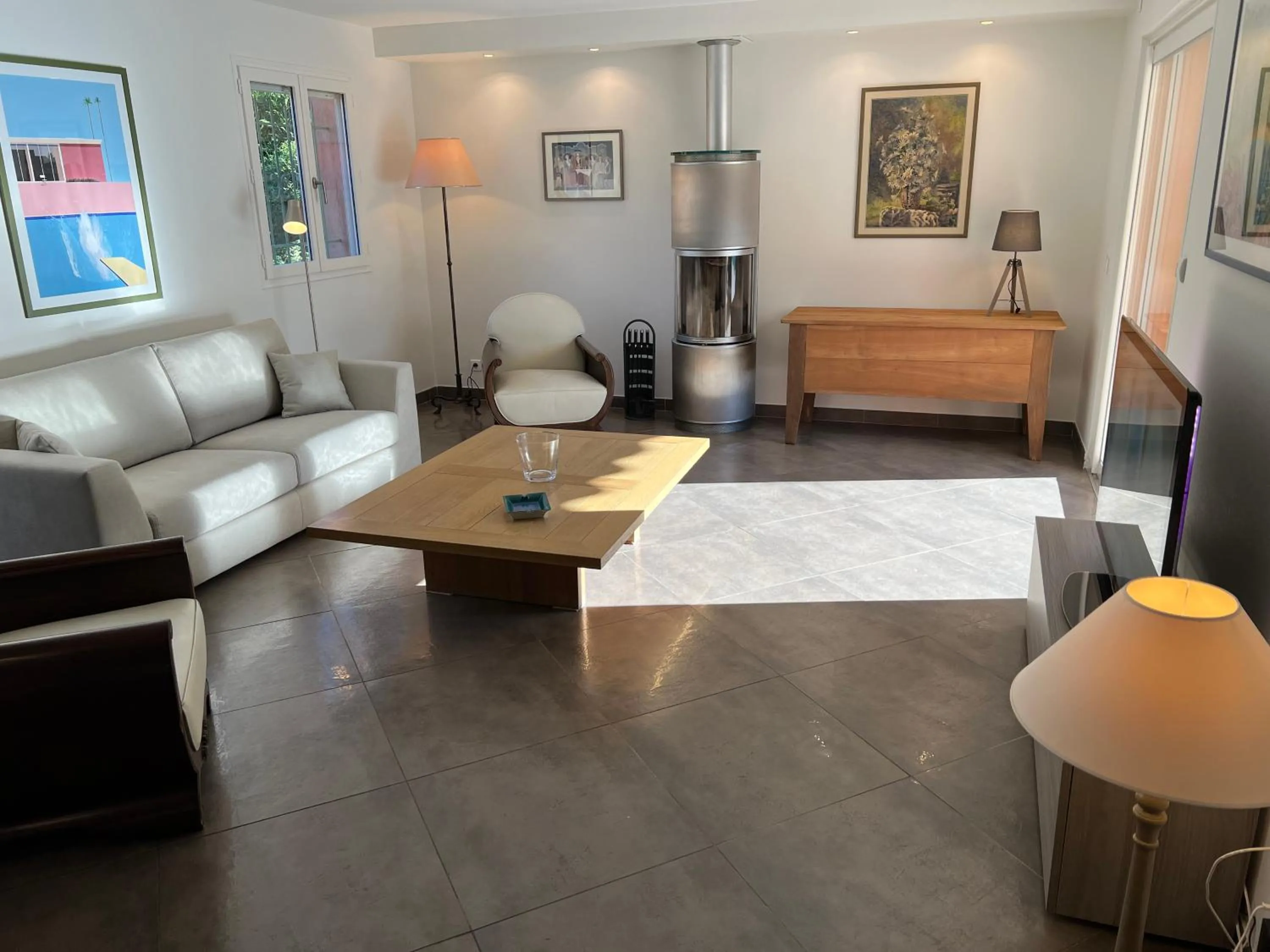 Living room in La Bégude Du Pascouren