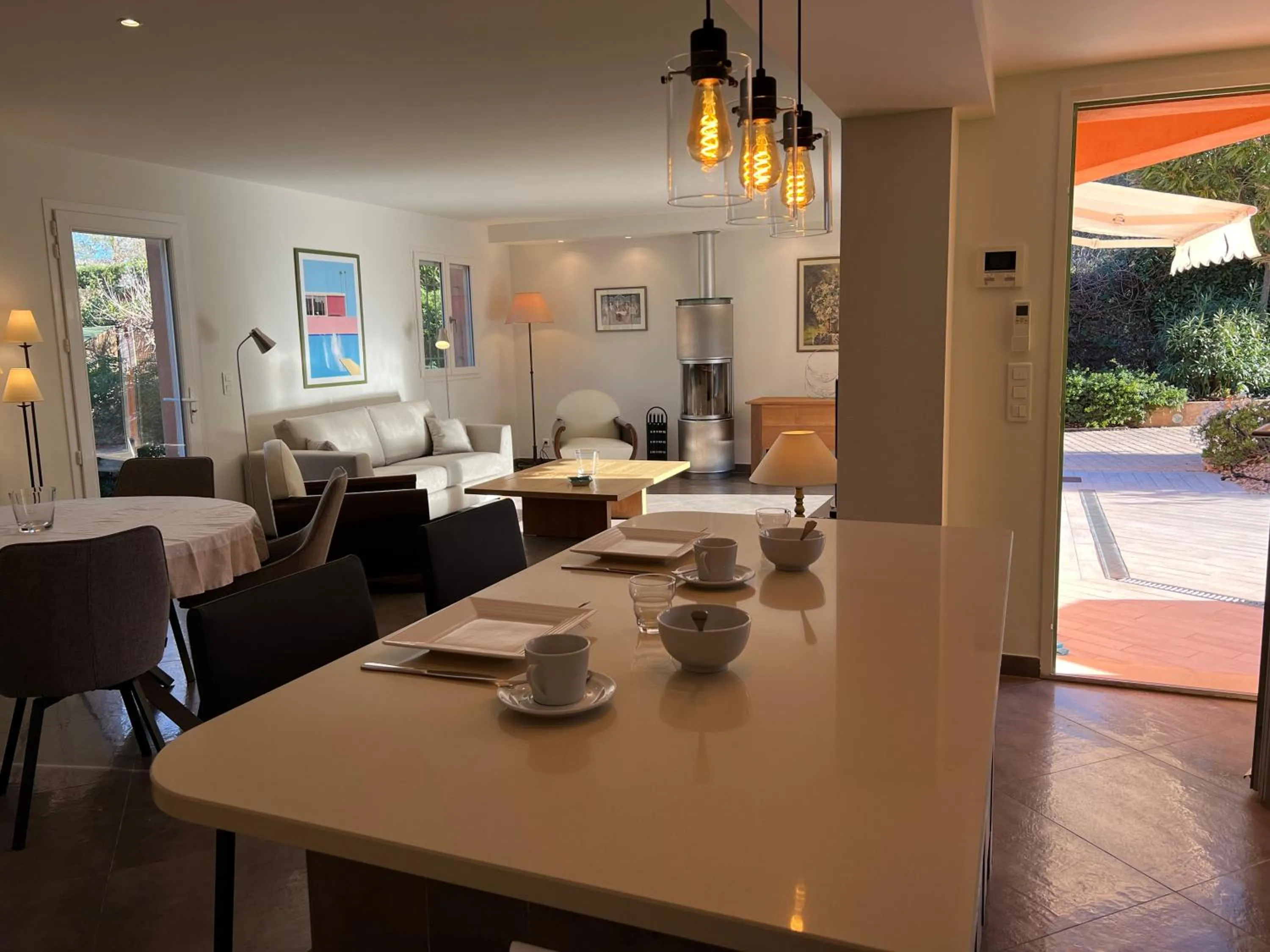 Dining area in La Bégude Du Pascouren