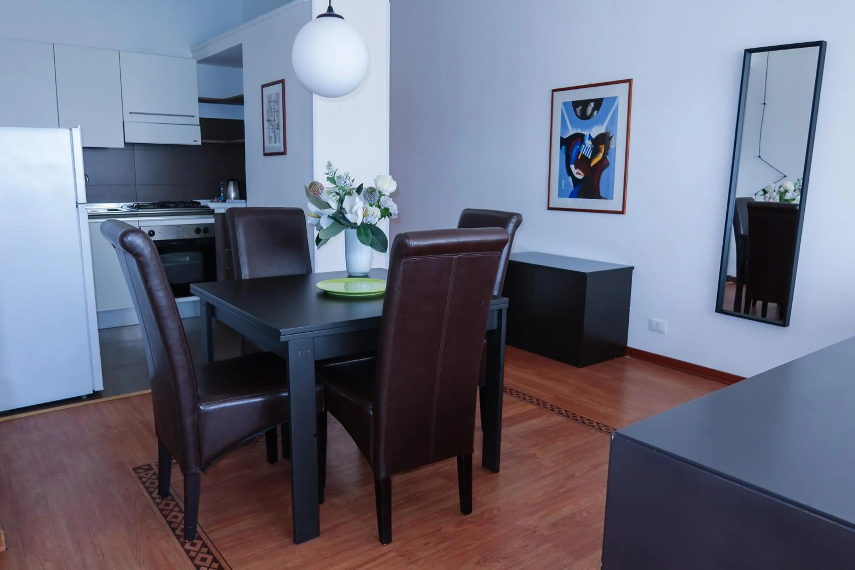 Kitchen or kitchenette in Marbela Apartments & Suites