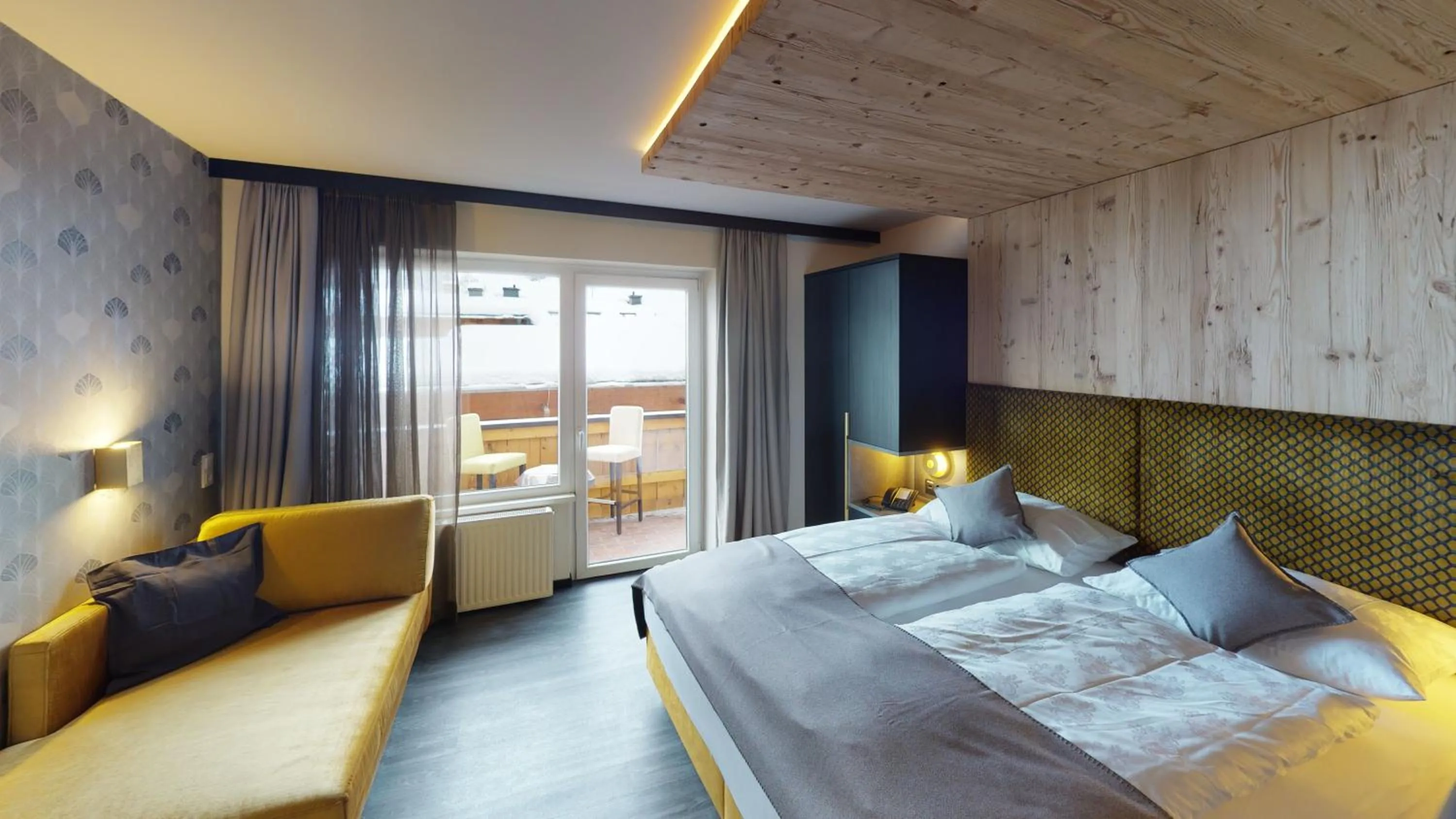 Bedroom, Bed in Hotel Panther'A