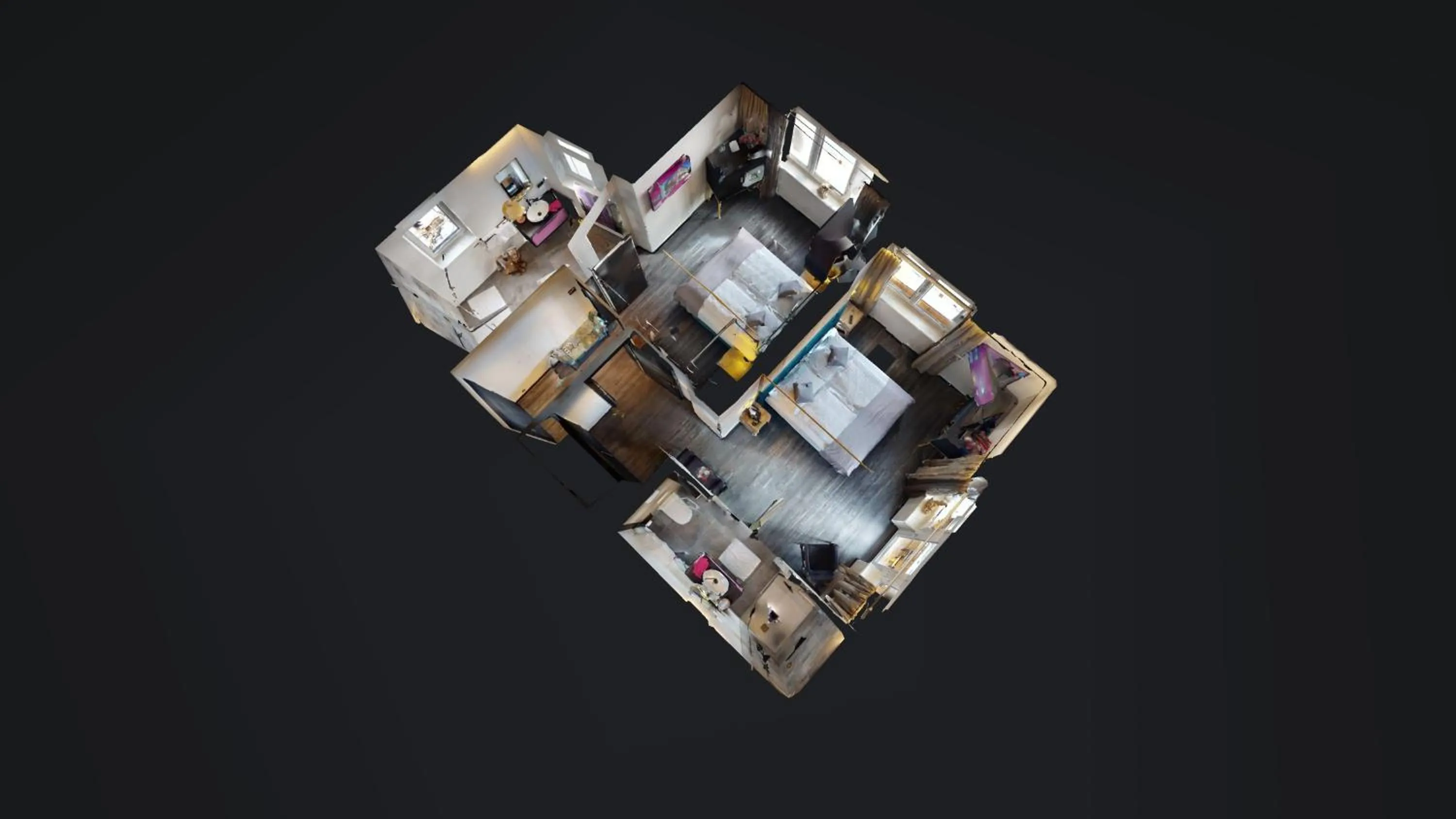 Floor plan in Hotel Panther'A