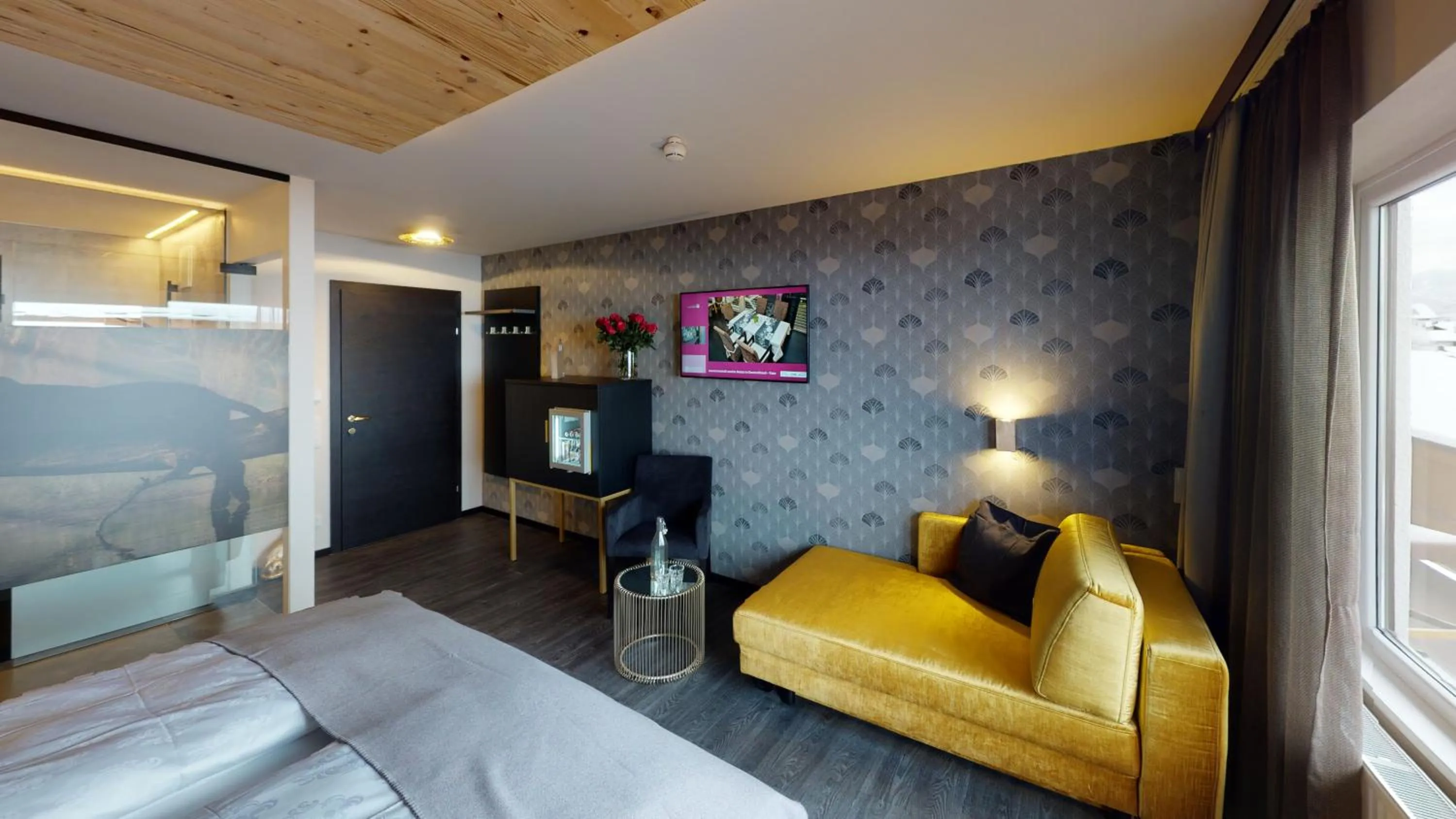 Bedroom, Bed in Hotel Panther'A