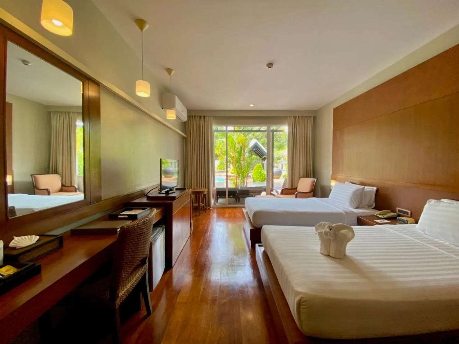 Photo of the whole room, Bed in Mission Hills Phuket Golf Resort-SHA Extra Plus