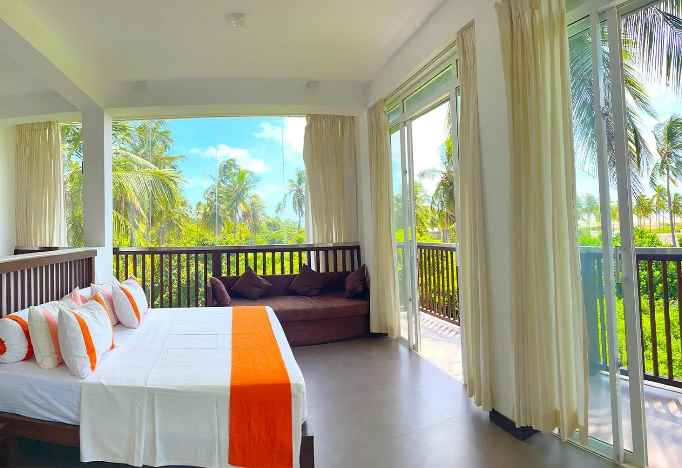 View (from property/room), Bed in Blue Whale Resort & Kite Surfing