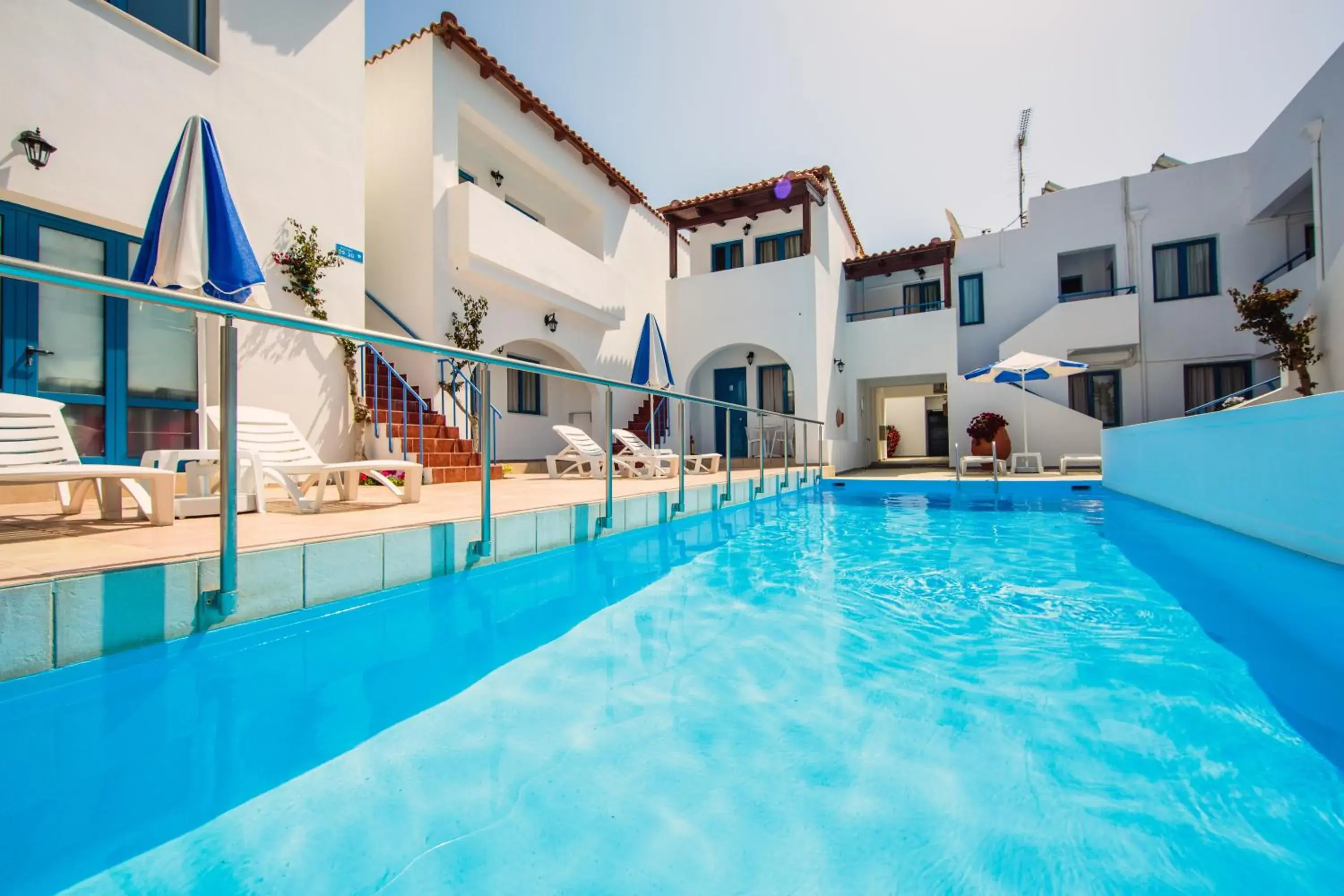 Swimming pool in Iliana Hotel Swimming pool in Iliana Hotel