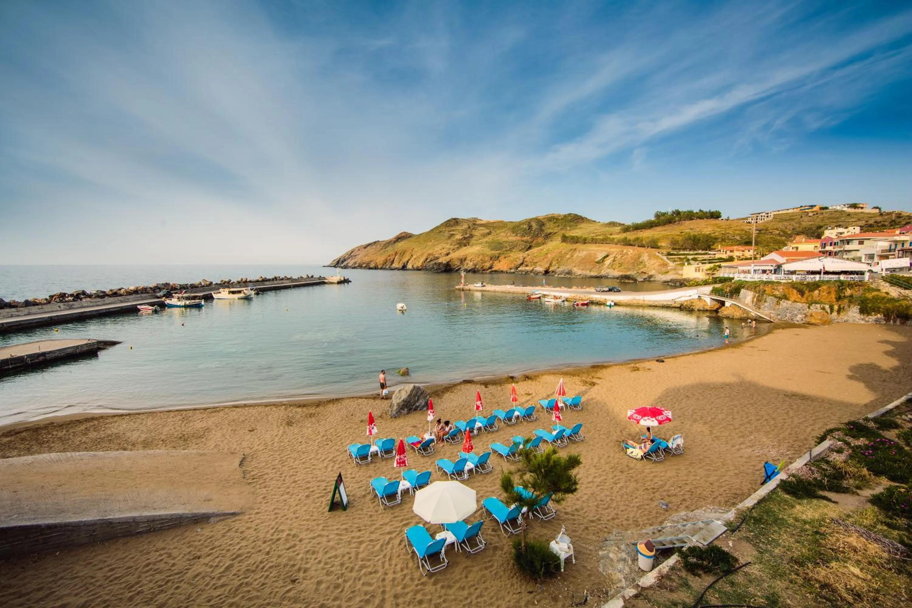 Beach in Iliana Hotel