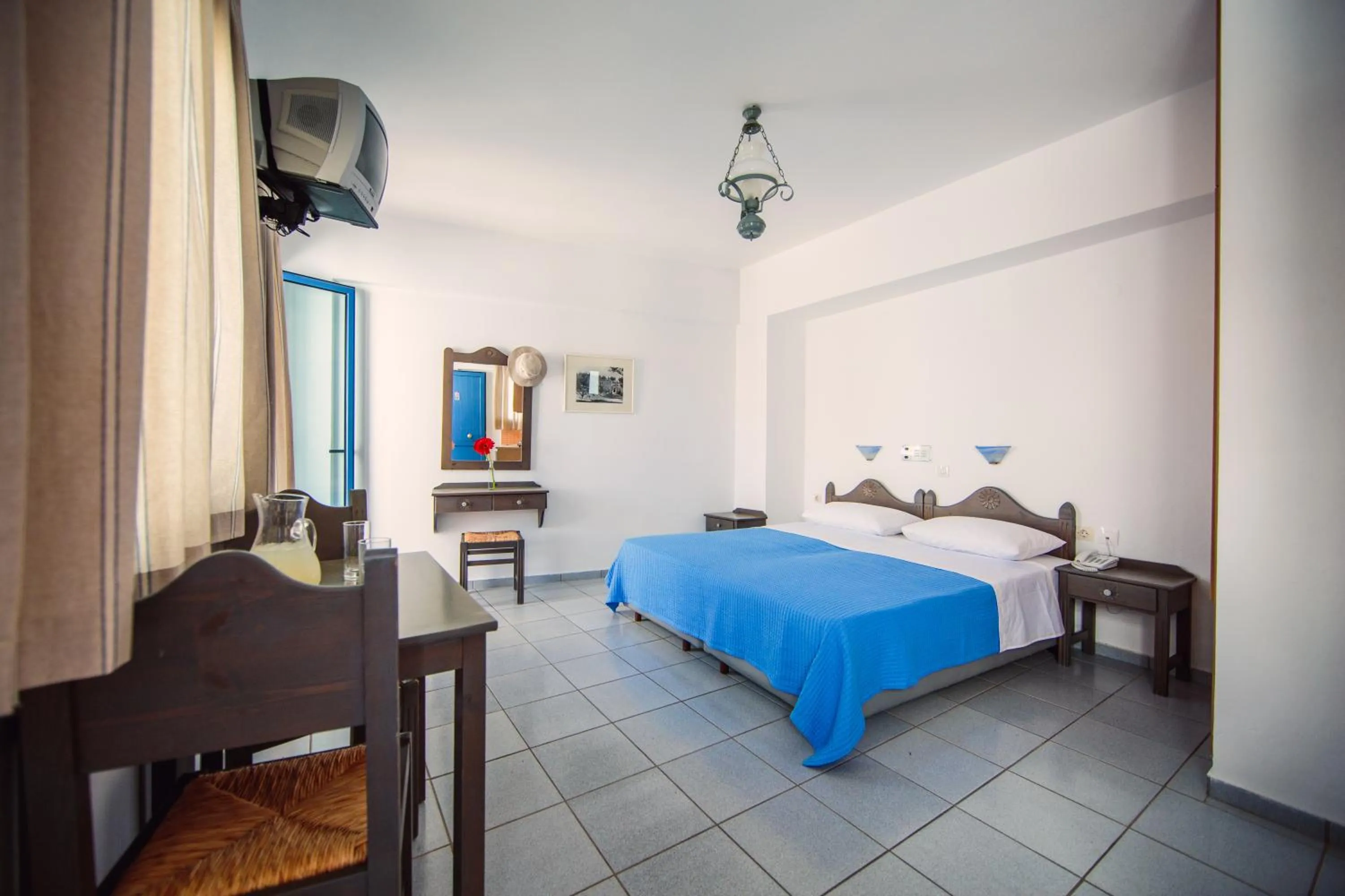 Bedroom, Bed in Iliana Hotel