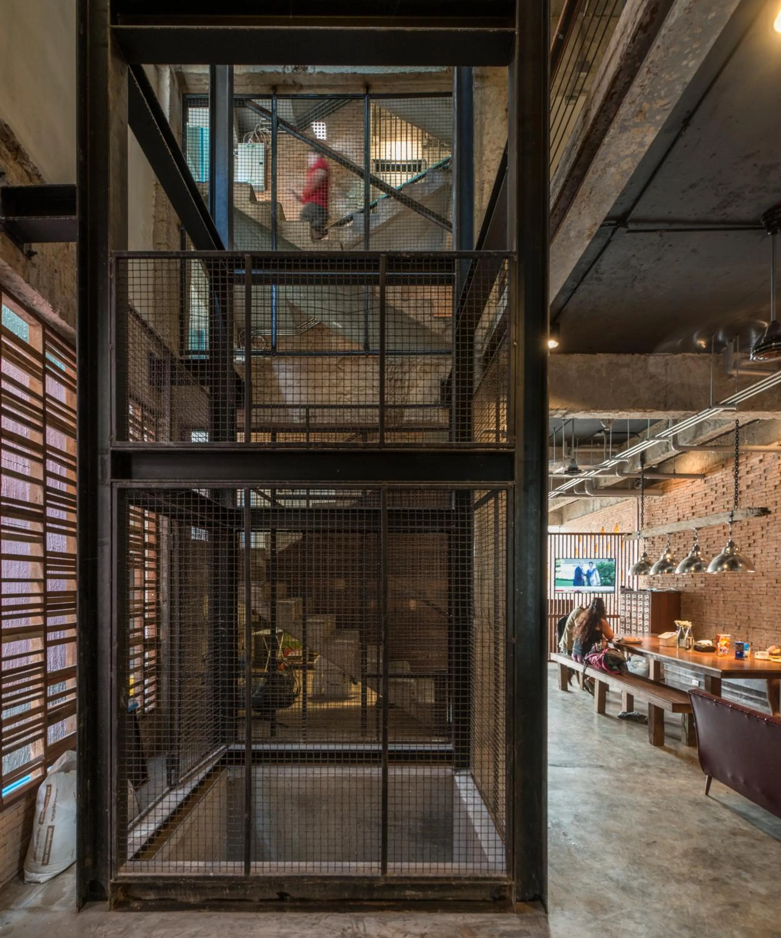 Living room in Suneta Hostel Chiangmai