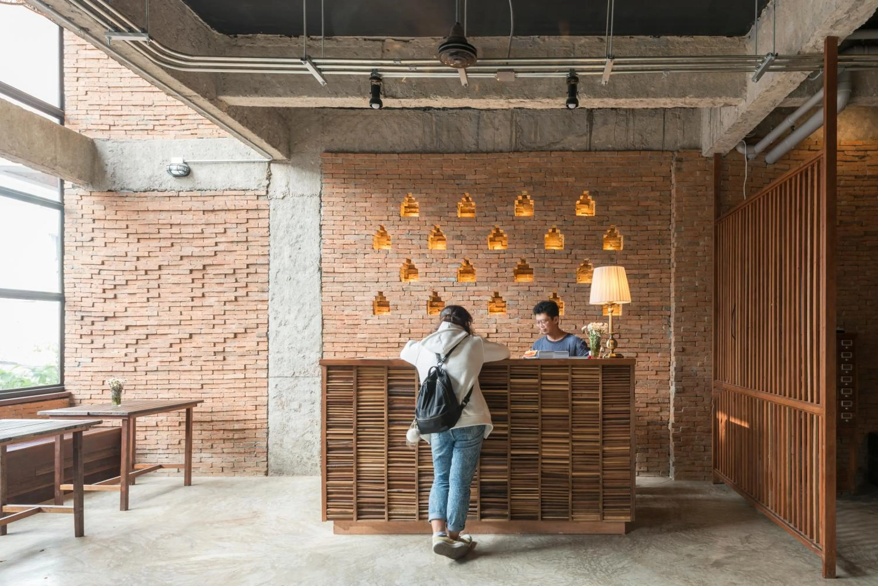 Staff in Suneta Hostel Chiangmai