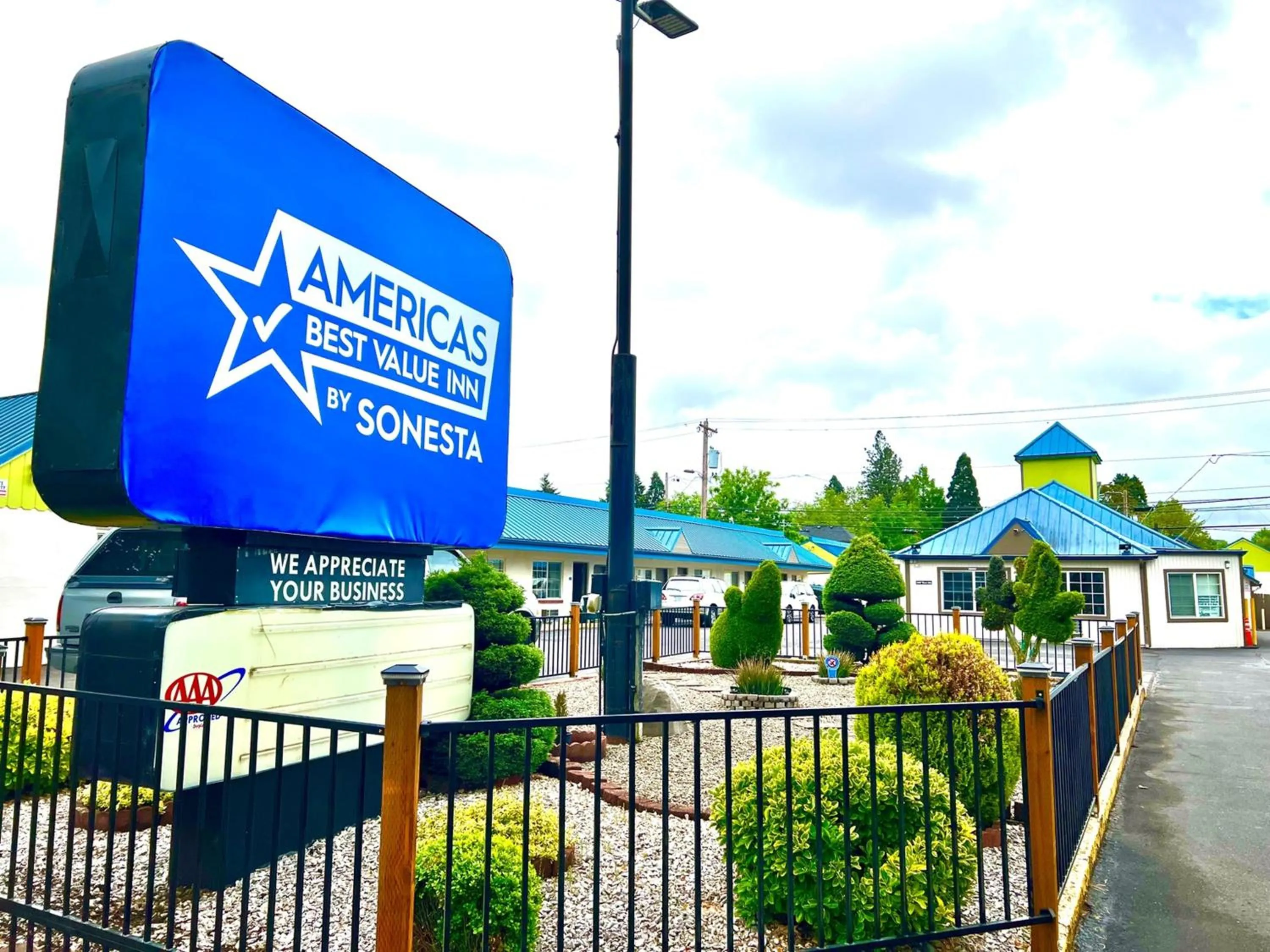 Property logo or sign in Americas Best Value Inn Eugene