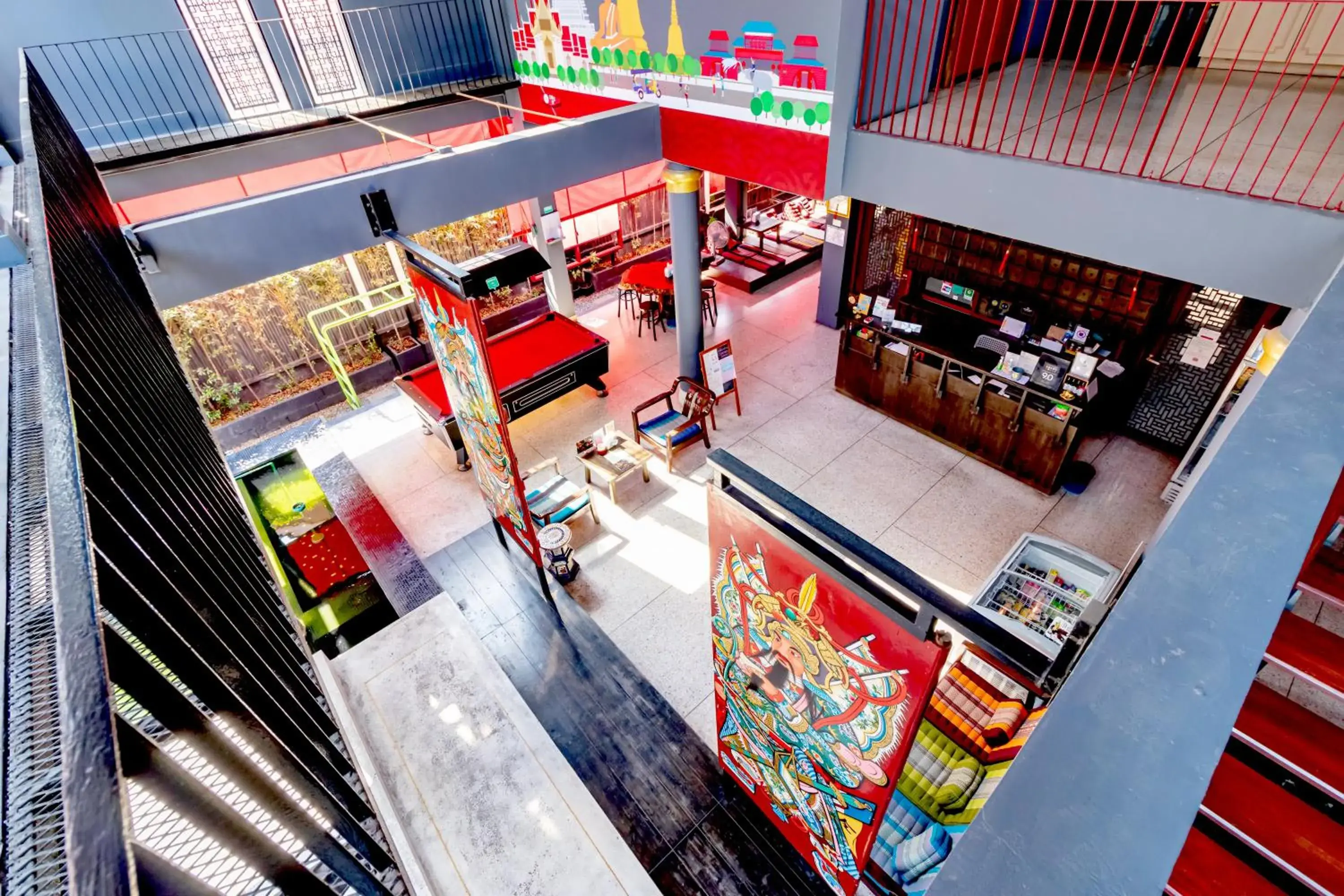 Lobby or reception in CLOUD on Saladaeng Silom Hostel Bangkok Lobby or reception in CLOUD on Saladaeng Silom Hostel Bangkok