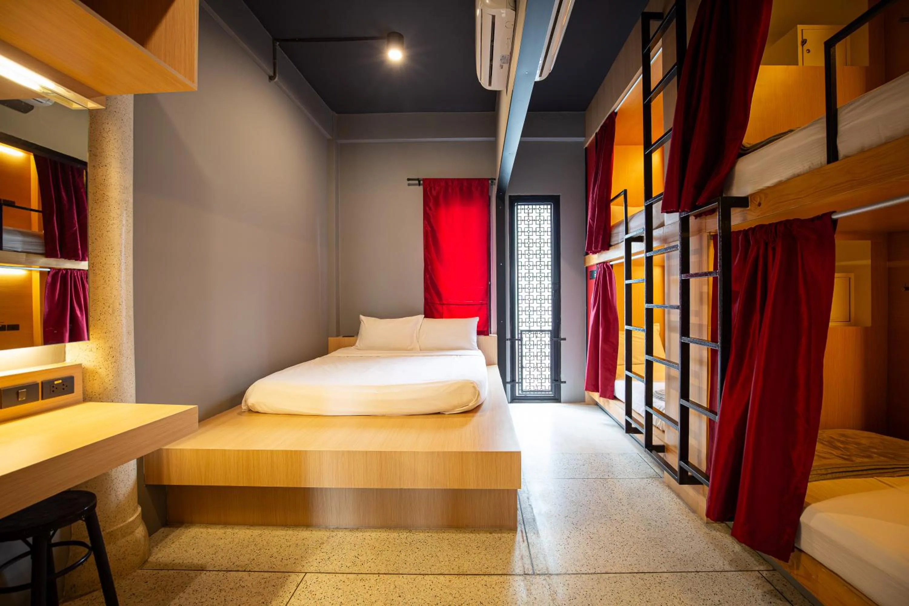 Bed in CLOUD on Saladaeng Silom Hostel Bangkok