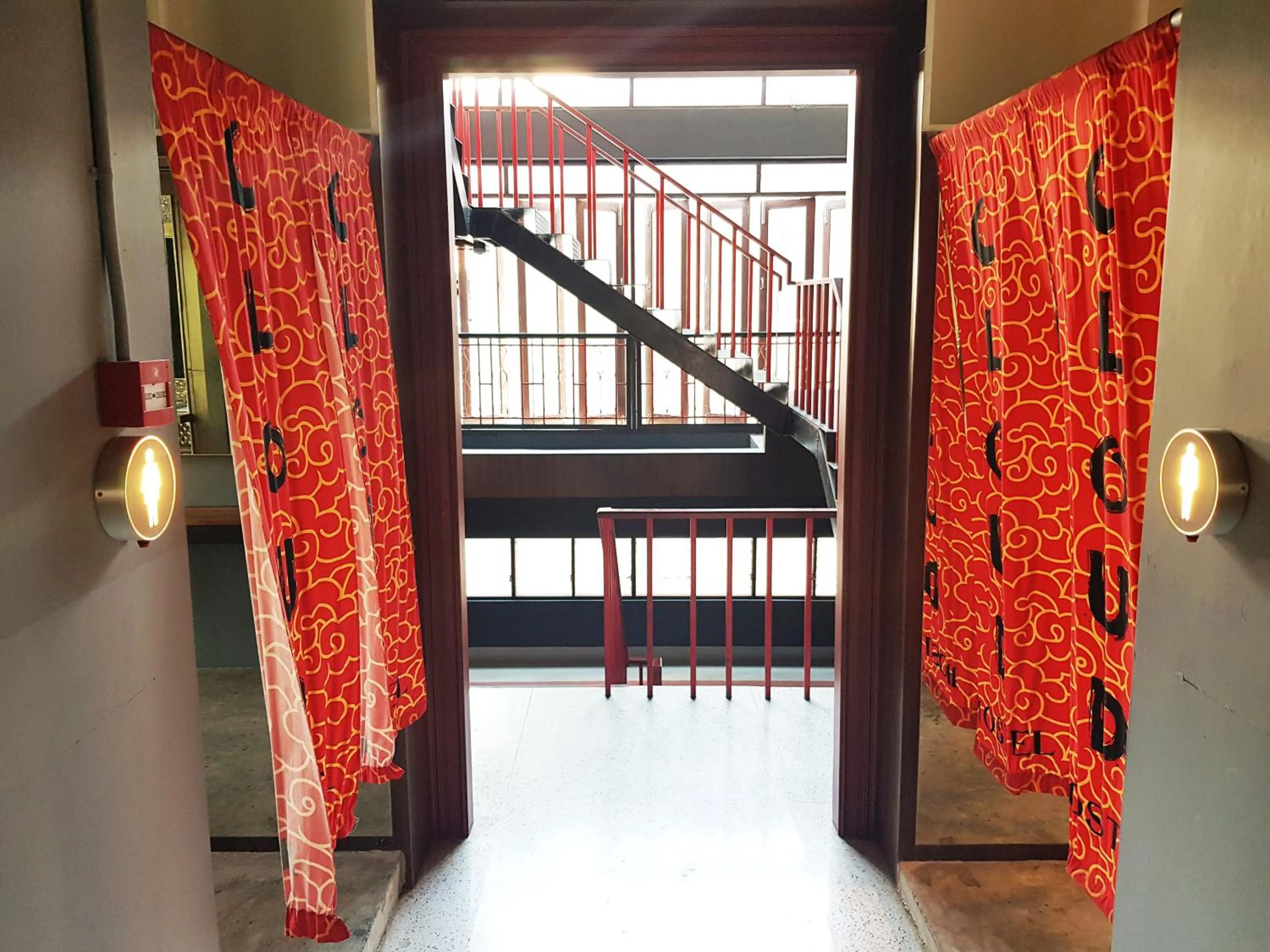 Toilet in CLOUD on Saladaeng Silom Hostel Bangkok