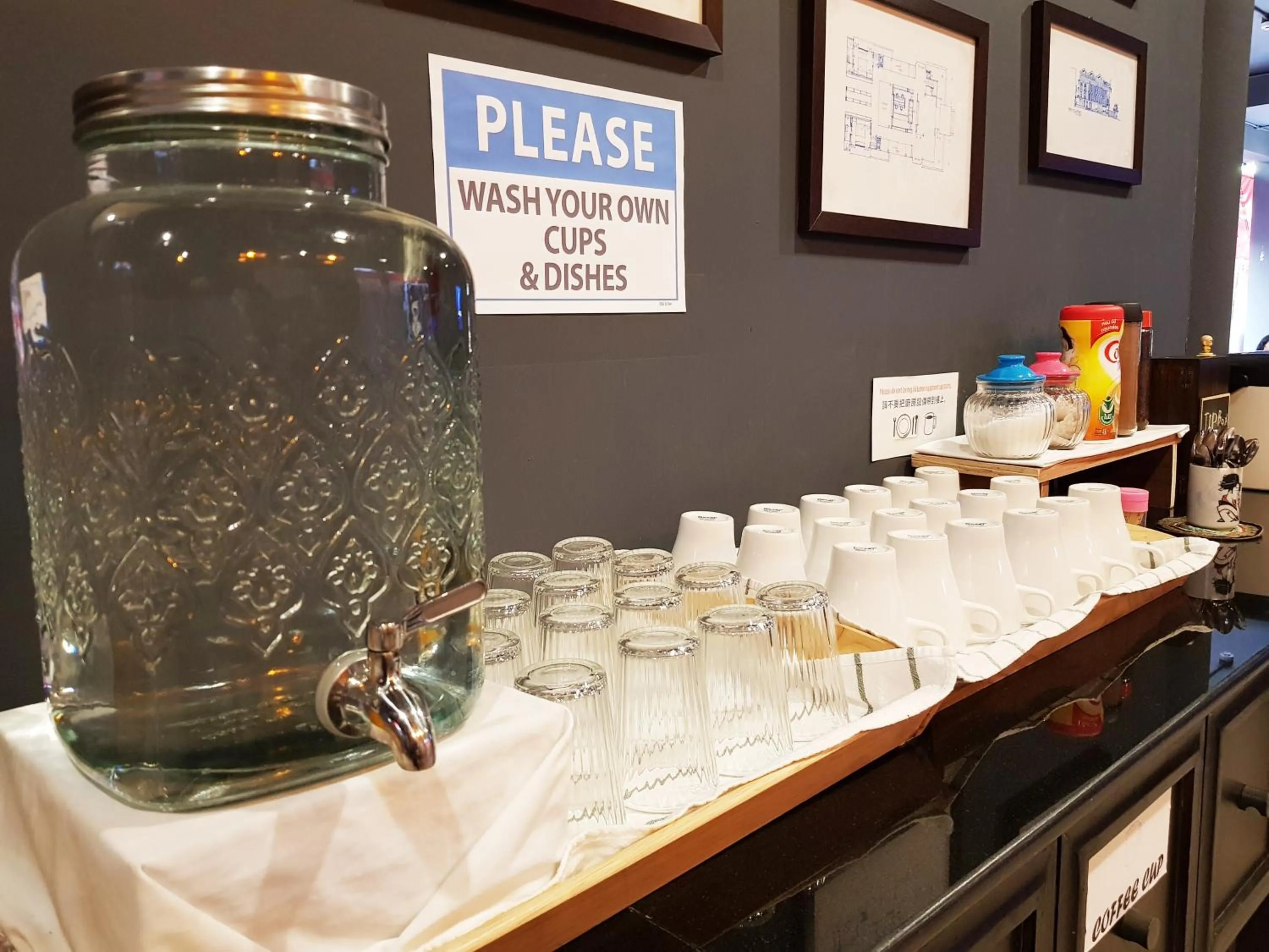 Breakfast in CLOUD on Saladaeng Silom Hostel Bangkok