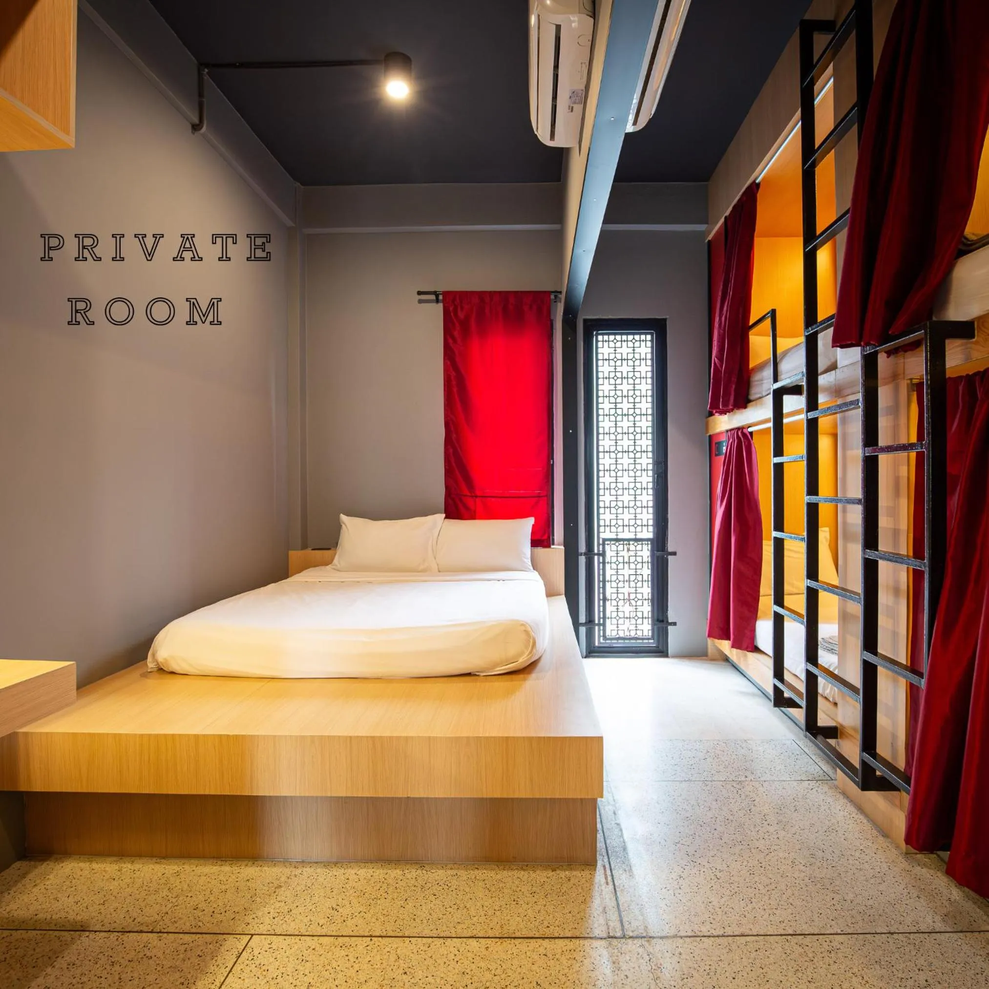 Photo of the whole room, Bed in CLOUD on Saladaeng Silom Hostel Bangkok