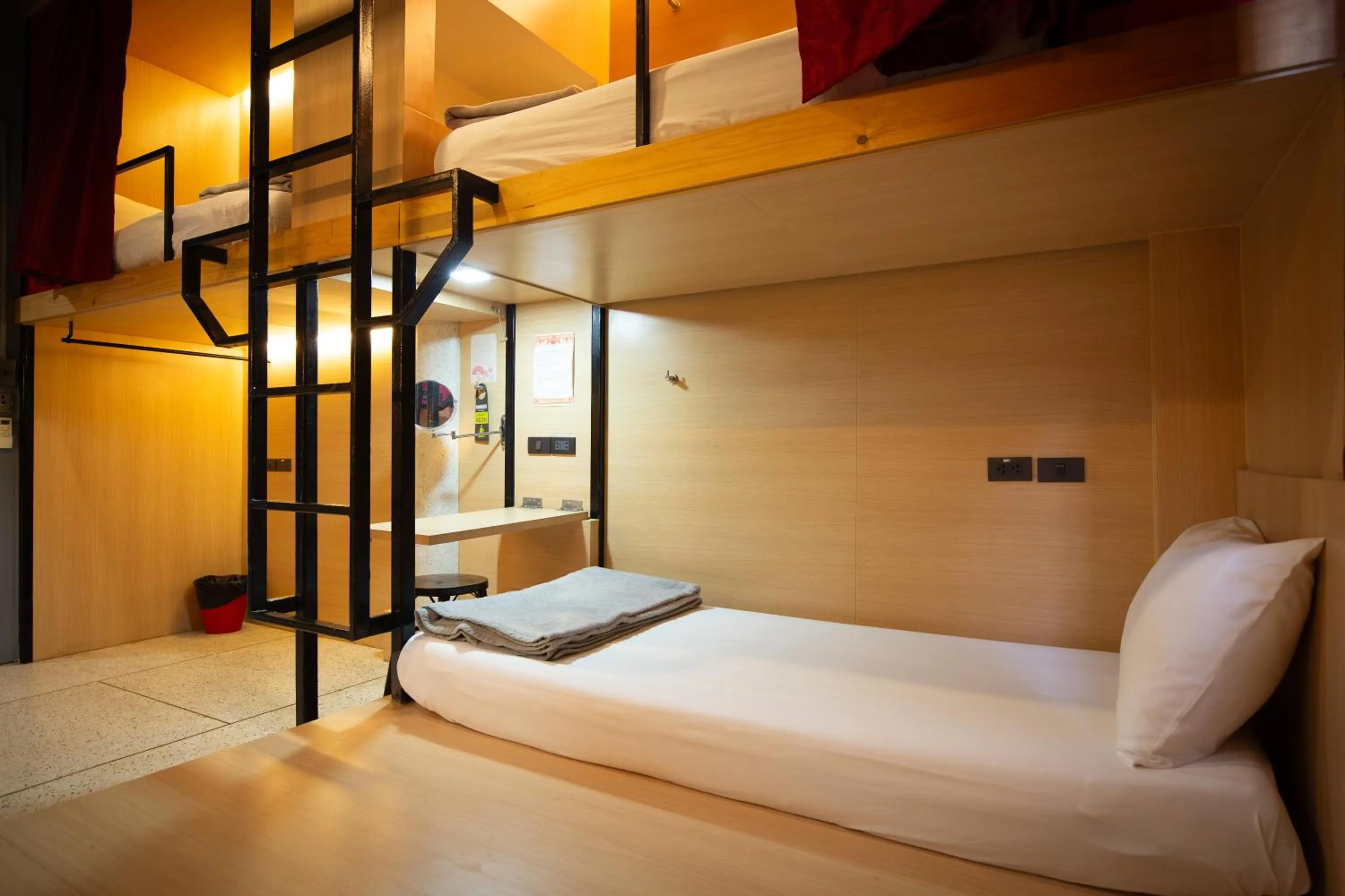 Bed in CLOUD on Saladaeng Silom Hostel Bangkok