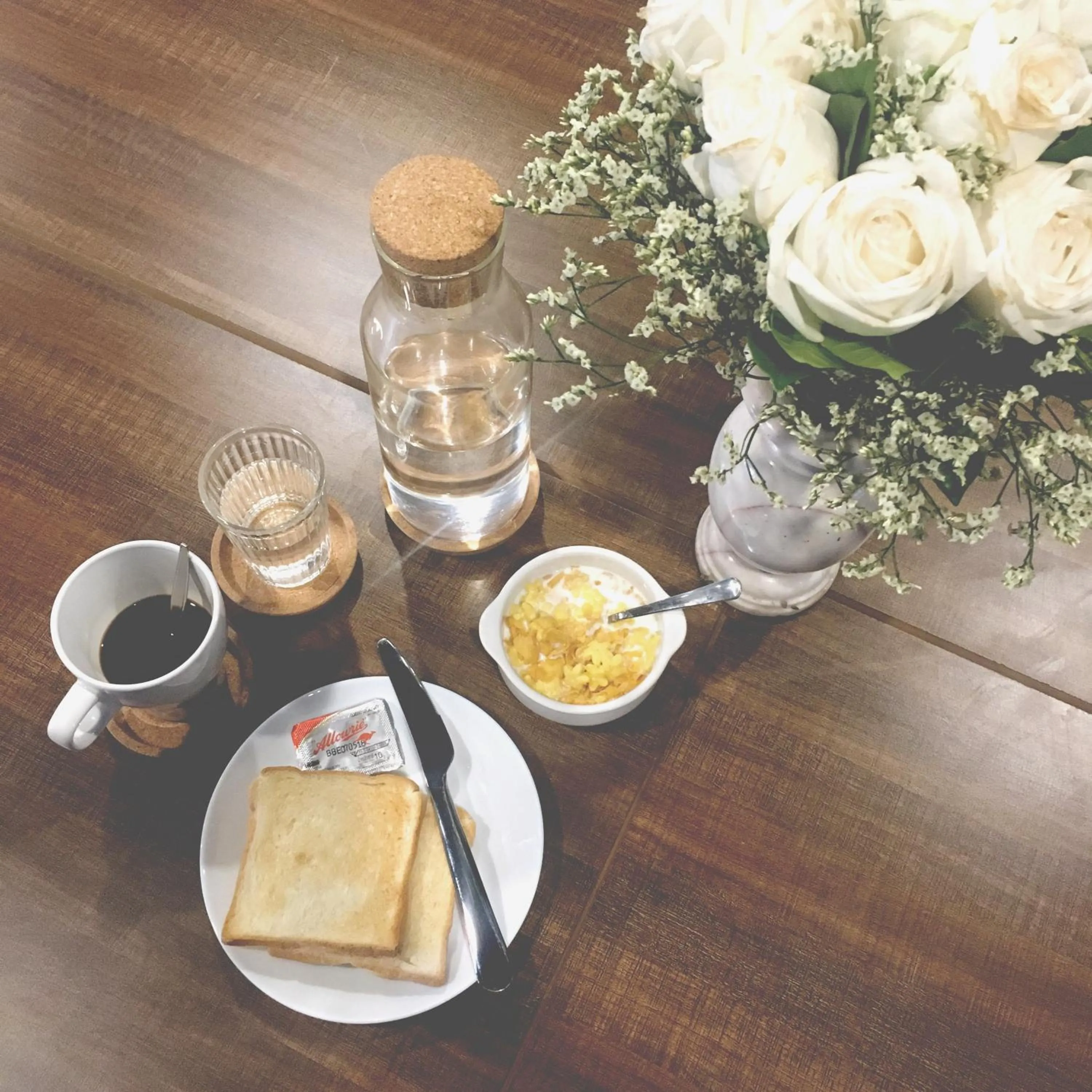 Food close-up in CLOUD on Saladaeng Silom Hostel Bangkok