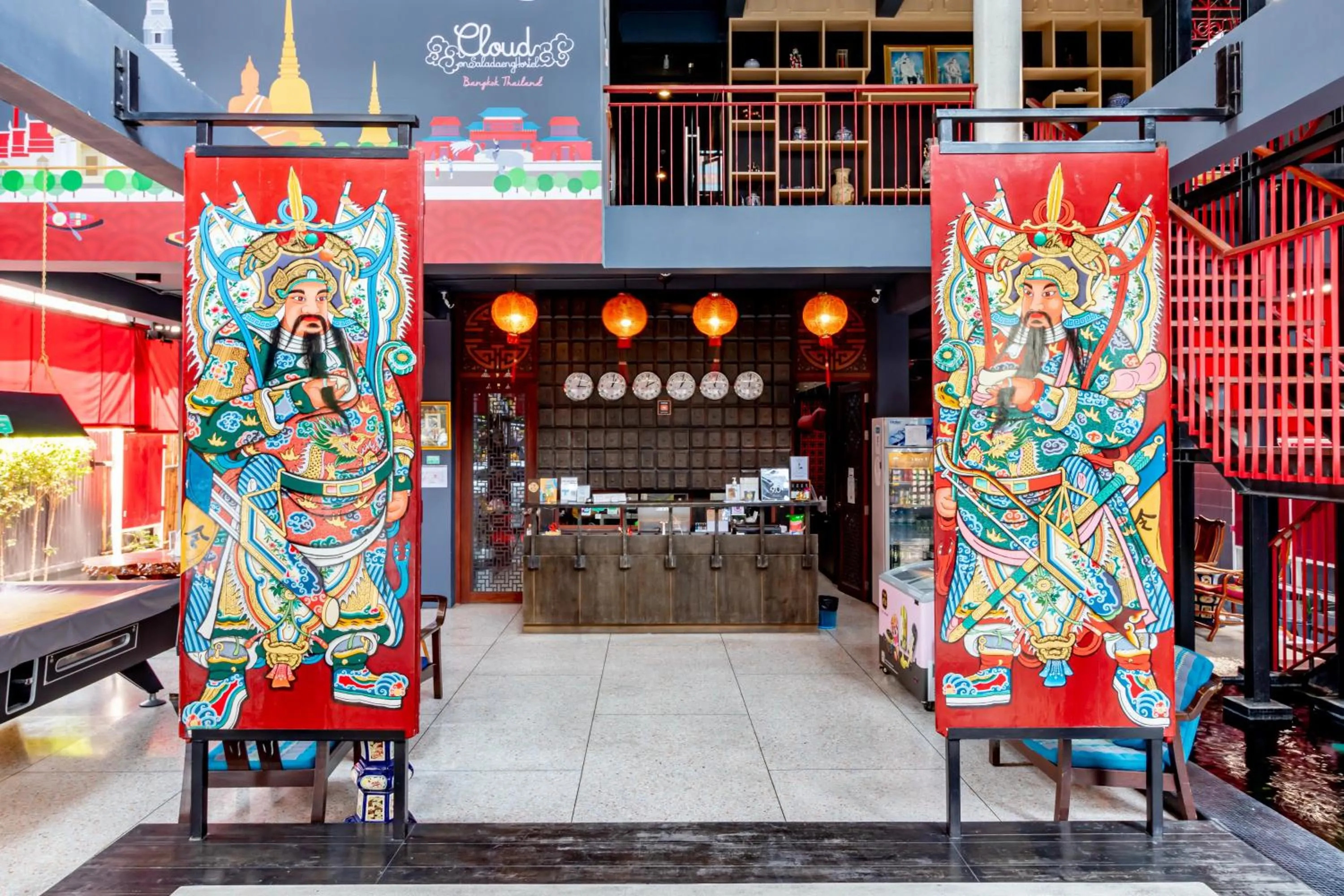 Facade/entrance in CLOUD on Saladaeng Silom Hostel Bangkok
