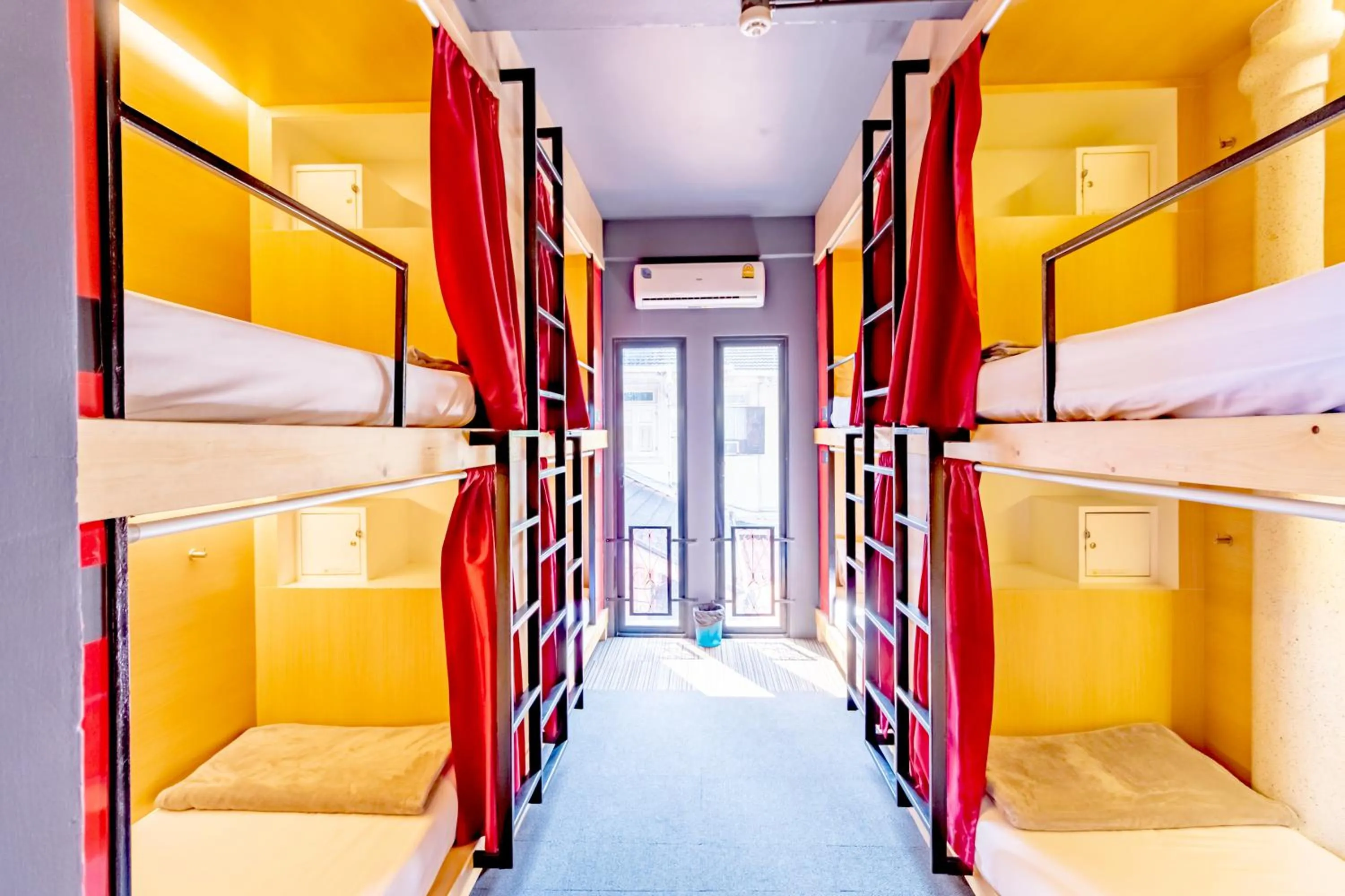 Bedroom, Bed in CLOUD on Saladaeng Silom Hostel Bangkok