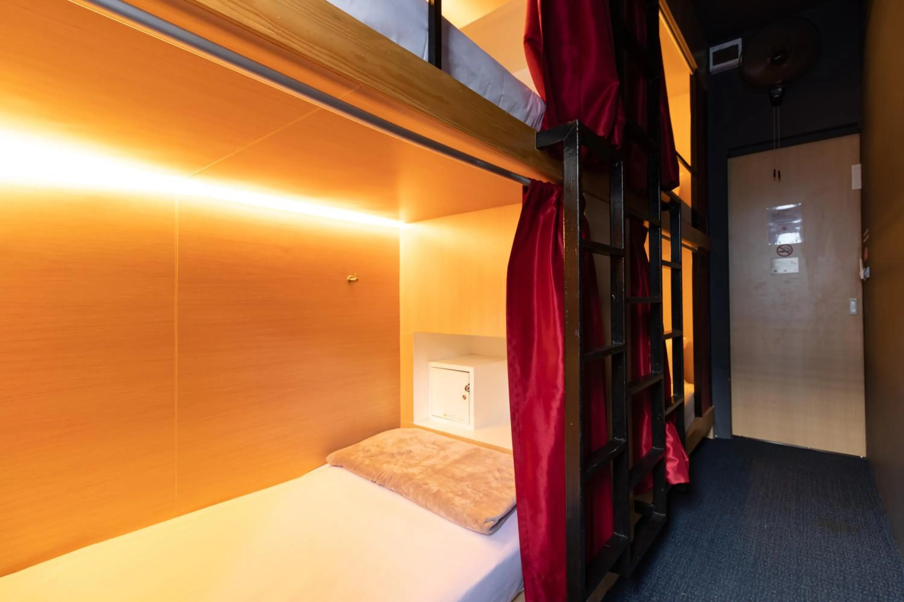 Bedroom, Bed in CLOUD on Saladaeng Silom Hostel Bangkok