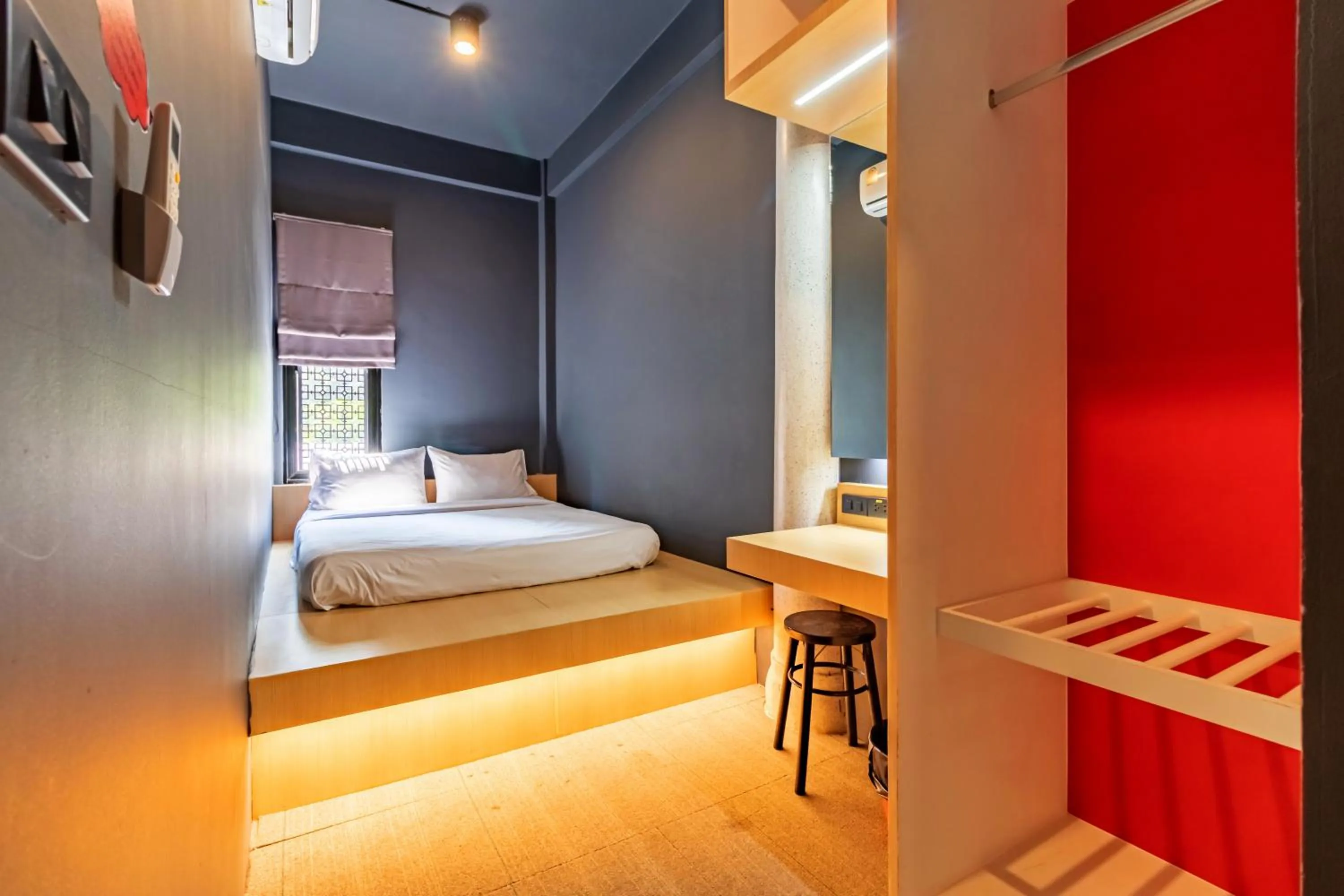 Bedroom, Bed in CLOUD on Saladaeng Silom Hostel Bangkok